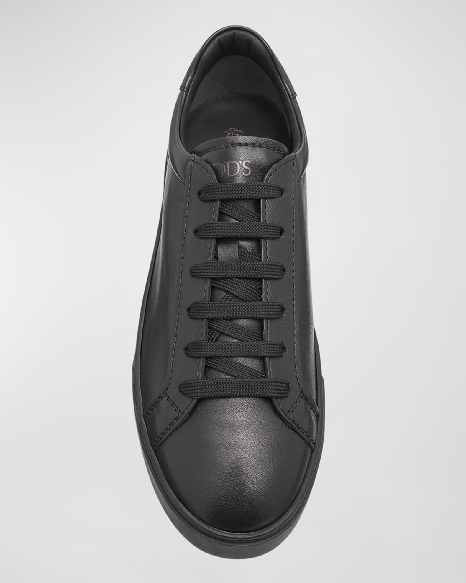 Tod's Men's Allacciata Cassetta Leather Low-Top Sneakers Tod's Men's Allacciata Cassetta Leather Low-Top Sneakers