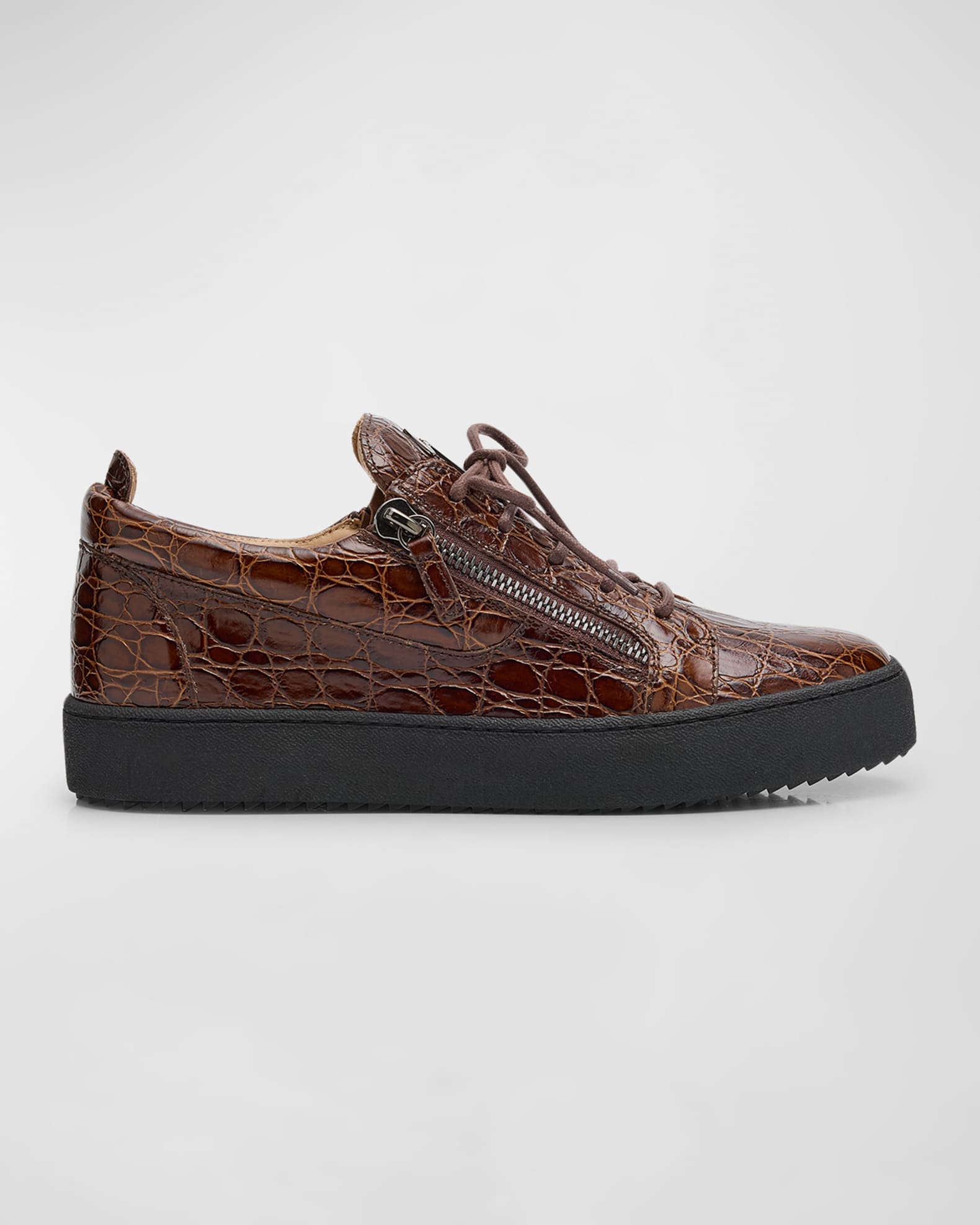 Men s Morpheus Croco Dual Zip Sneakers