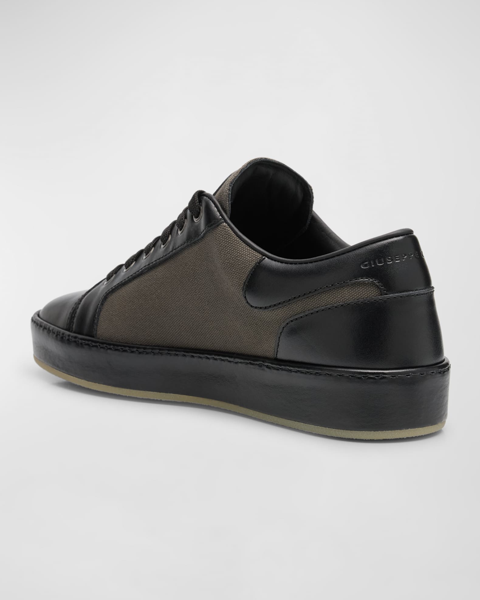 Men s Nevada Textile and Leather Low Top Sneakers
