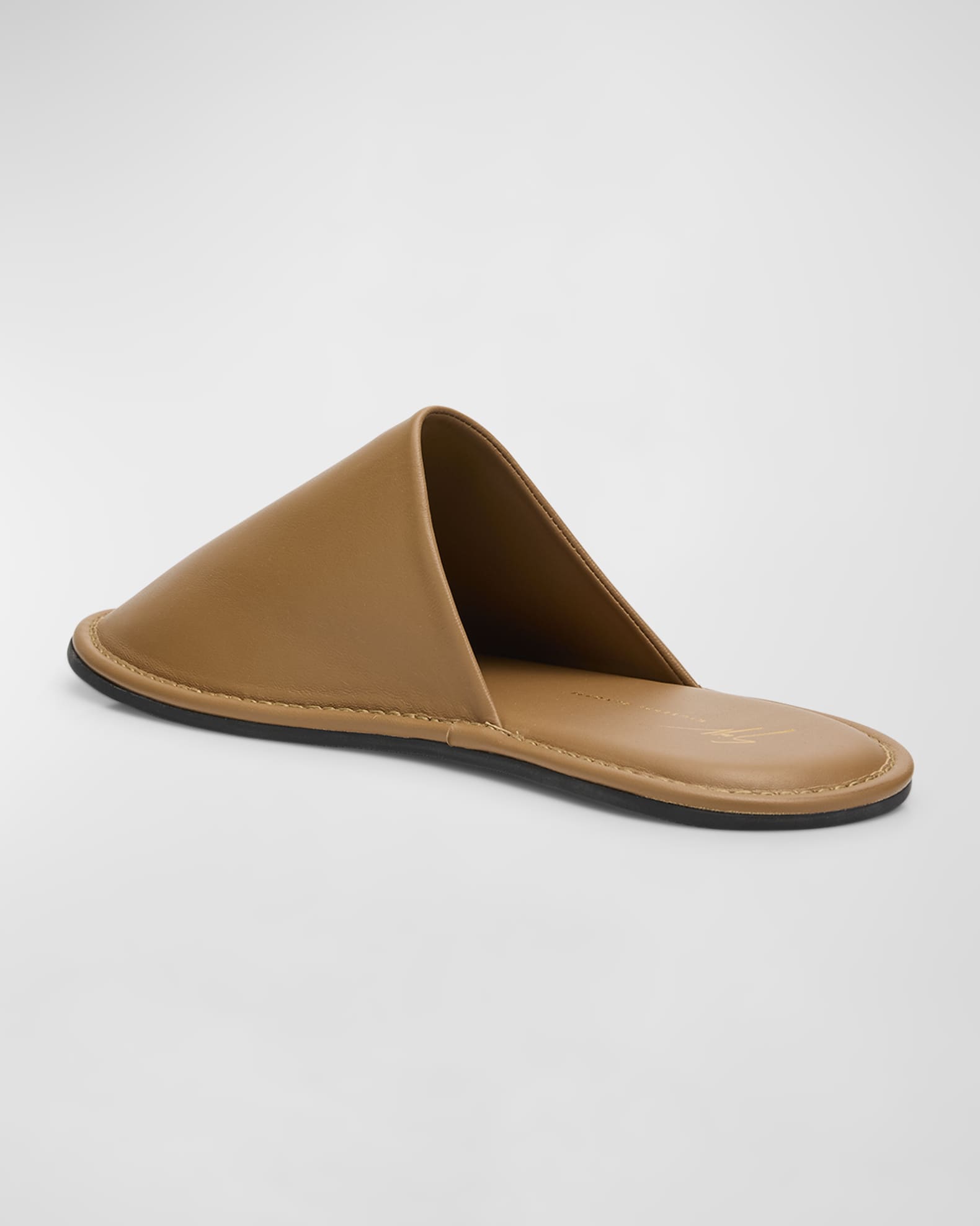 新着 Men's Zanotti Giuseppe Clermond Slippers Mule Leather Napa 靴