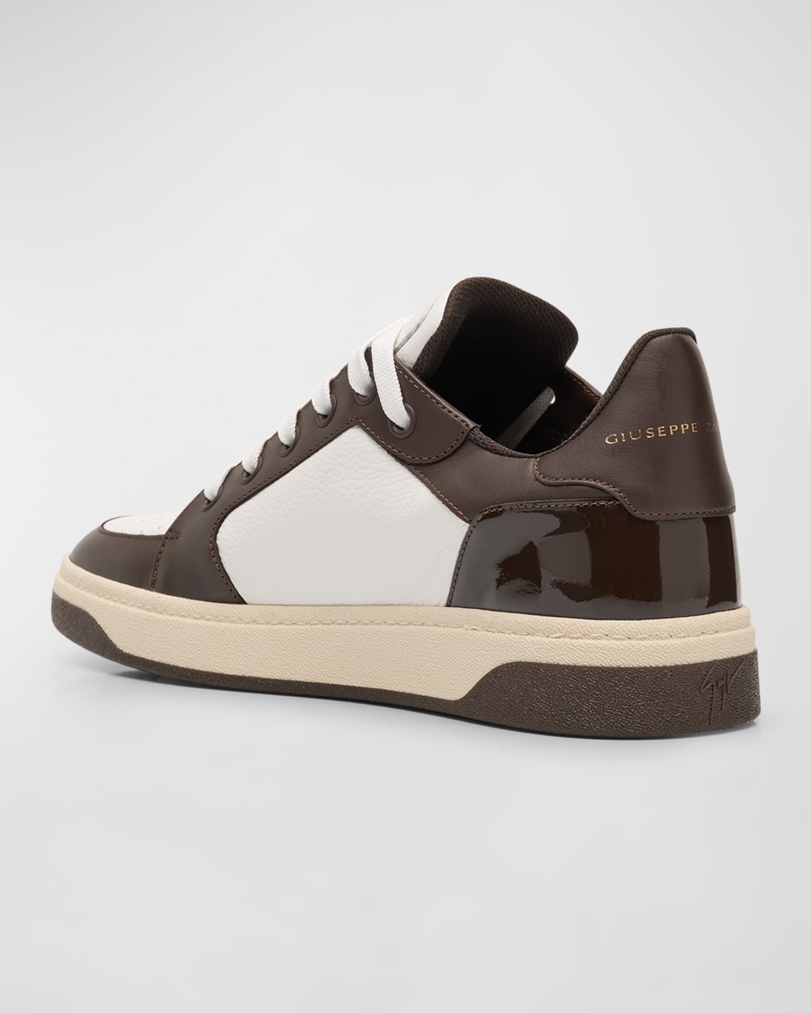 Giuseppe Zanotti Men's Gz94 Bicolor Leather High-Top