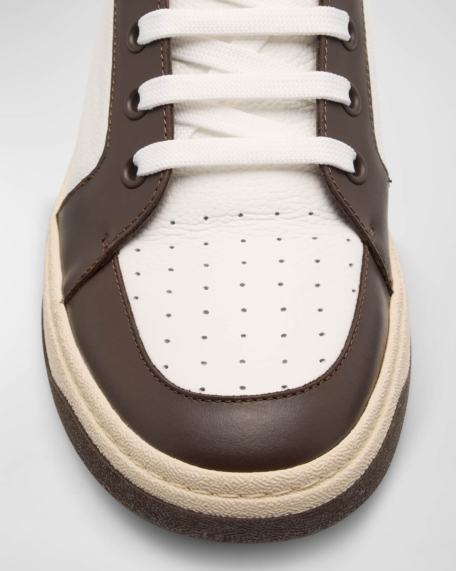 Giuseppe Zanotti Men's Gz94 Bicolor Leather High-Top