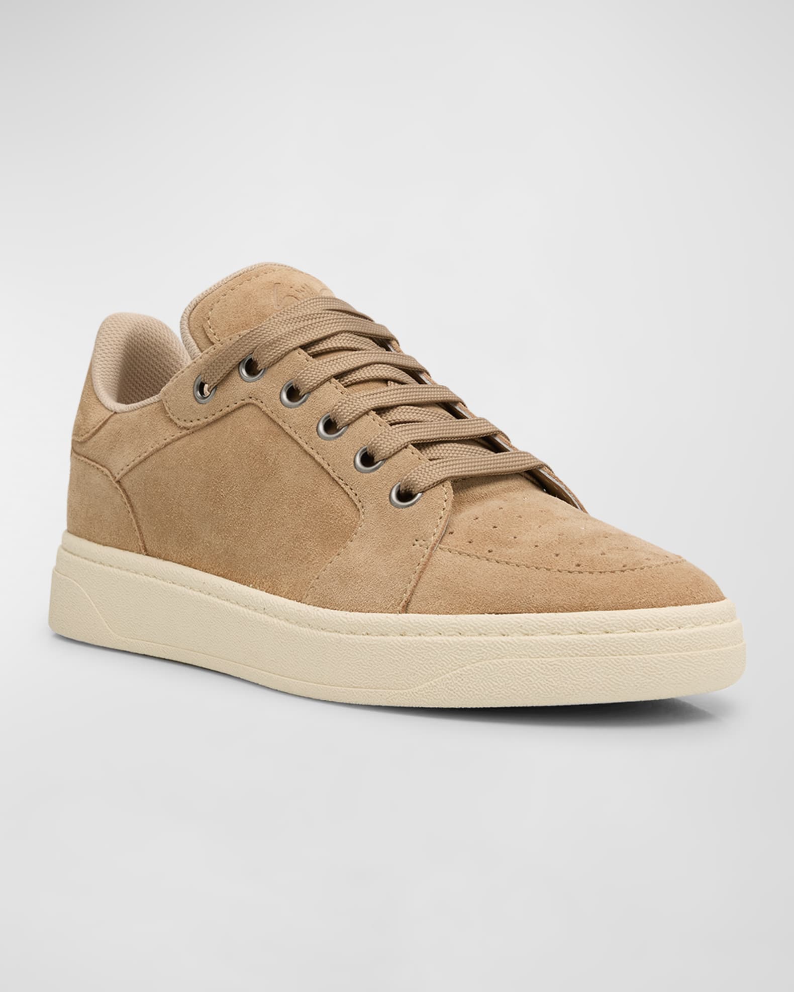 Giuseppe Zanotti Men s Colorata Suede Low Top Sneakers Neiman Marcus