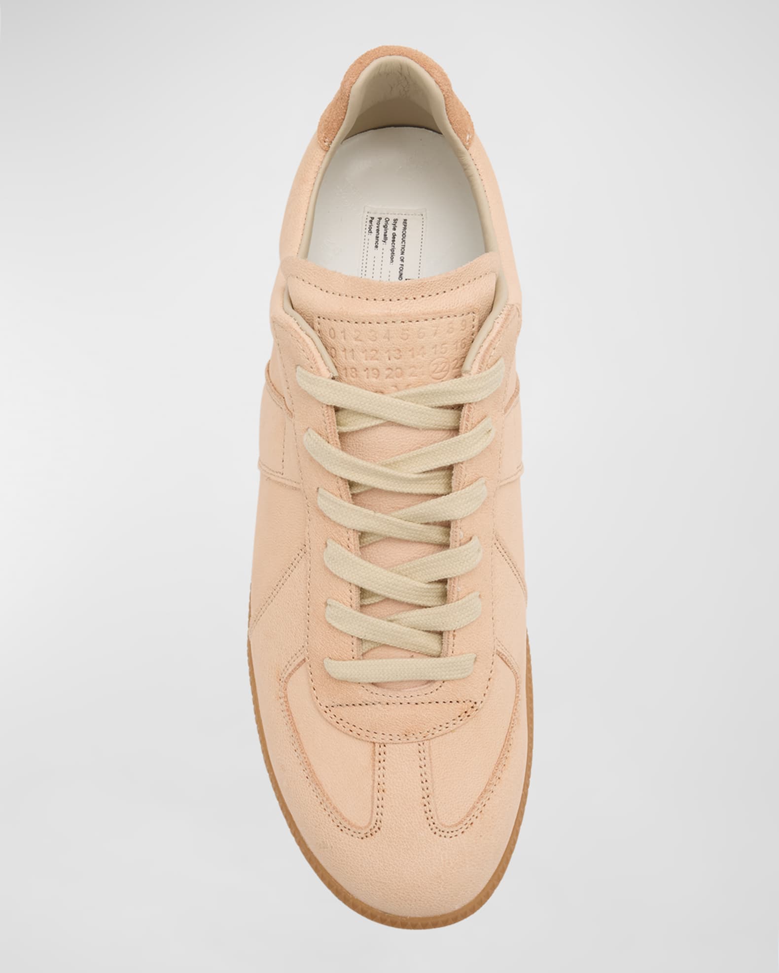 Maison Margiela Men's Replica Leather Low-Top Sneakers Maison Margiela Men's Replica Leather Low-Top Sneakers