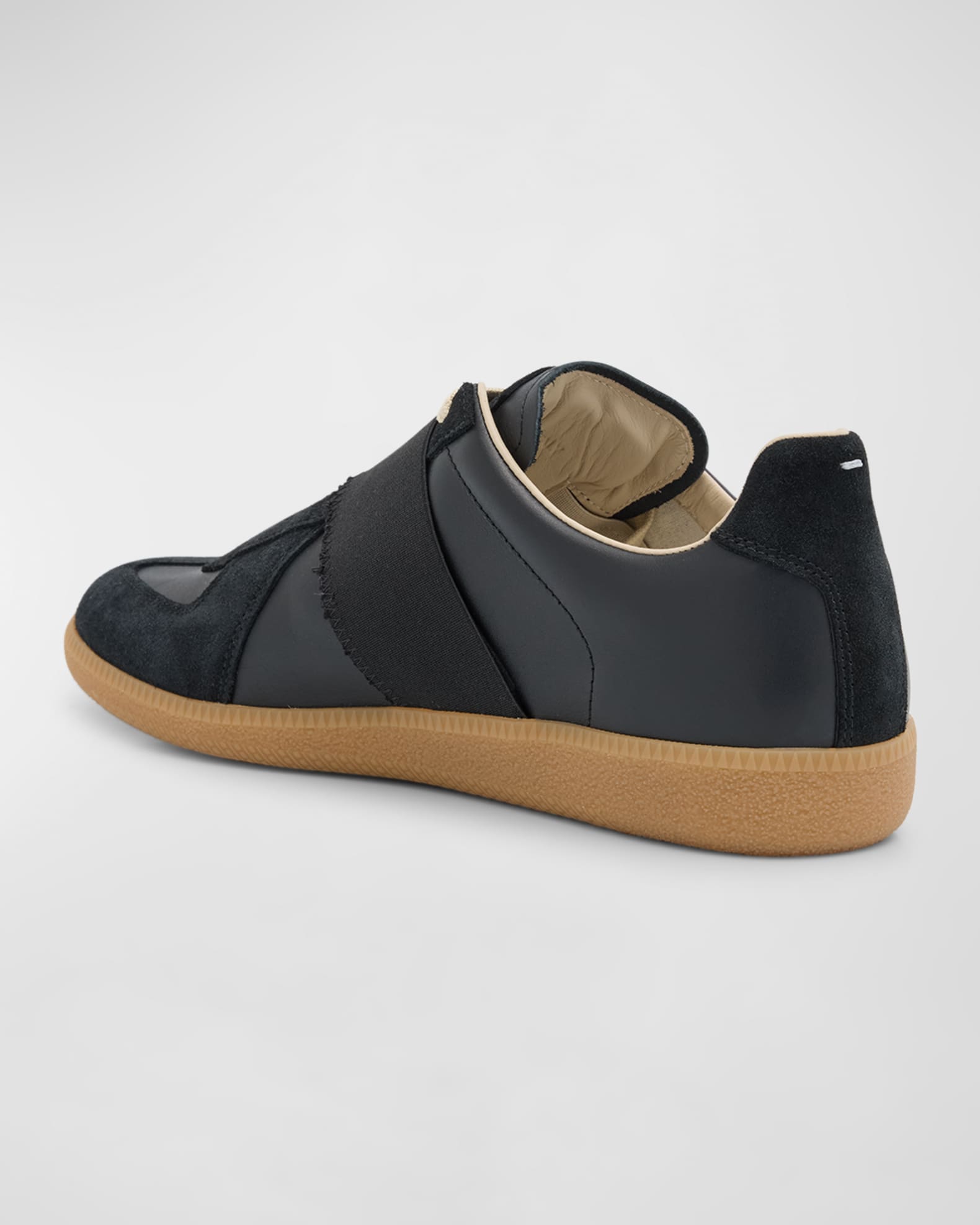 Maison Margiela Men's Replica Leather Elastic Band Sneakers Maison Margiela Men's Replica Leather Elastic Band Sneakers