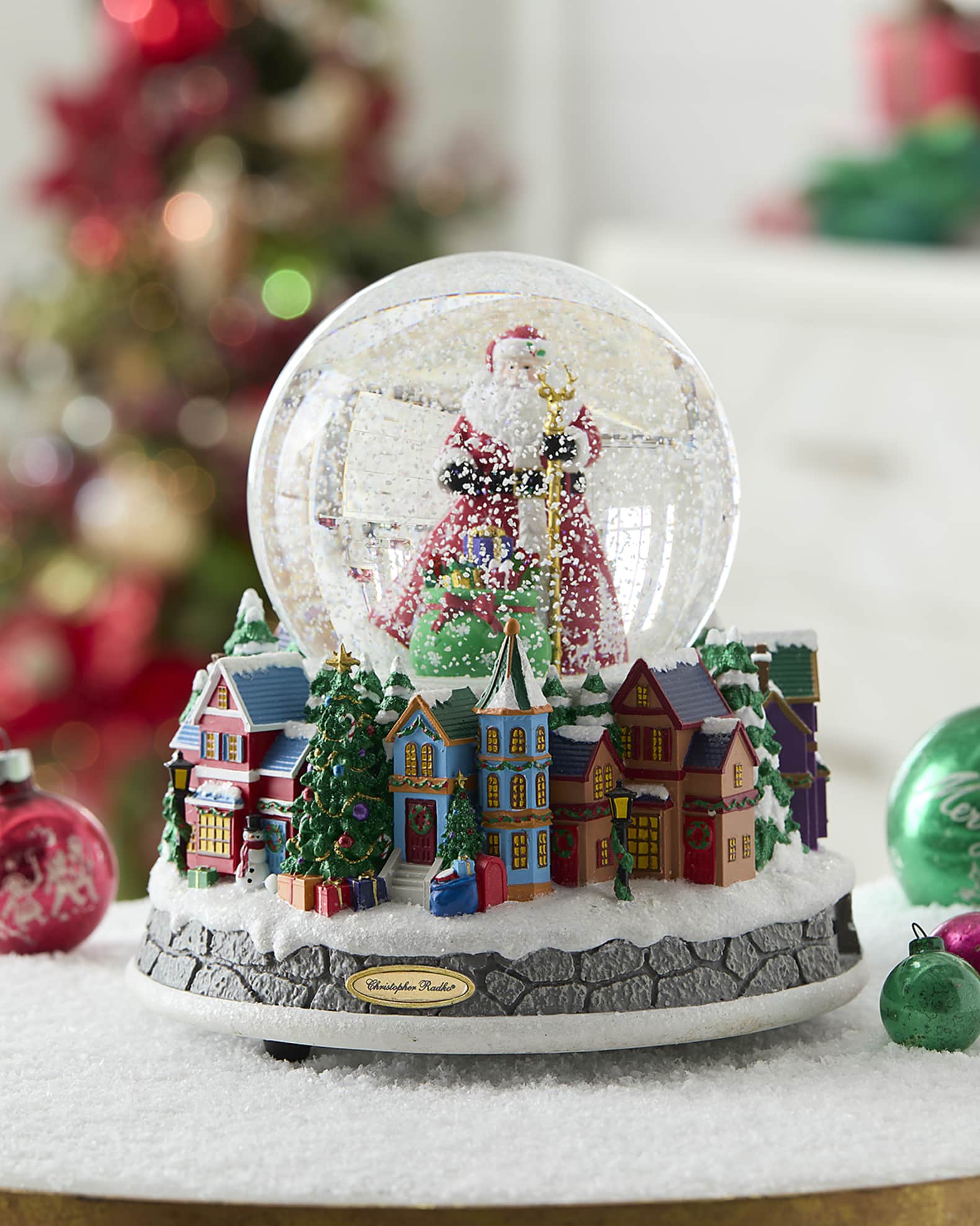 Christopher Radko Winter Magic Snowglobe | Neiman Marcus