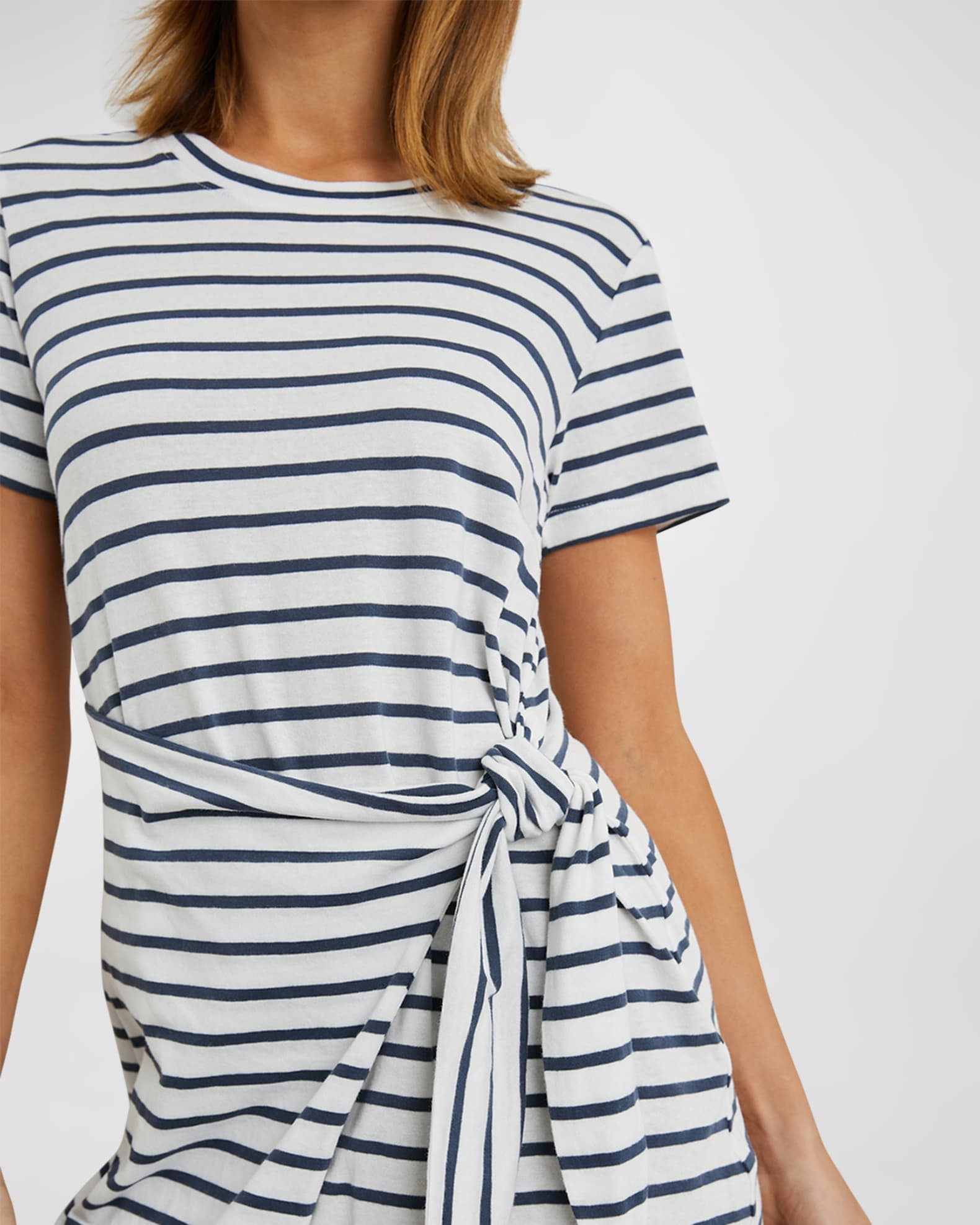 Rails Edie Tie Waist TShirt Dress  Heather Grey main image 1