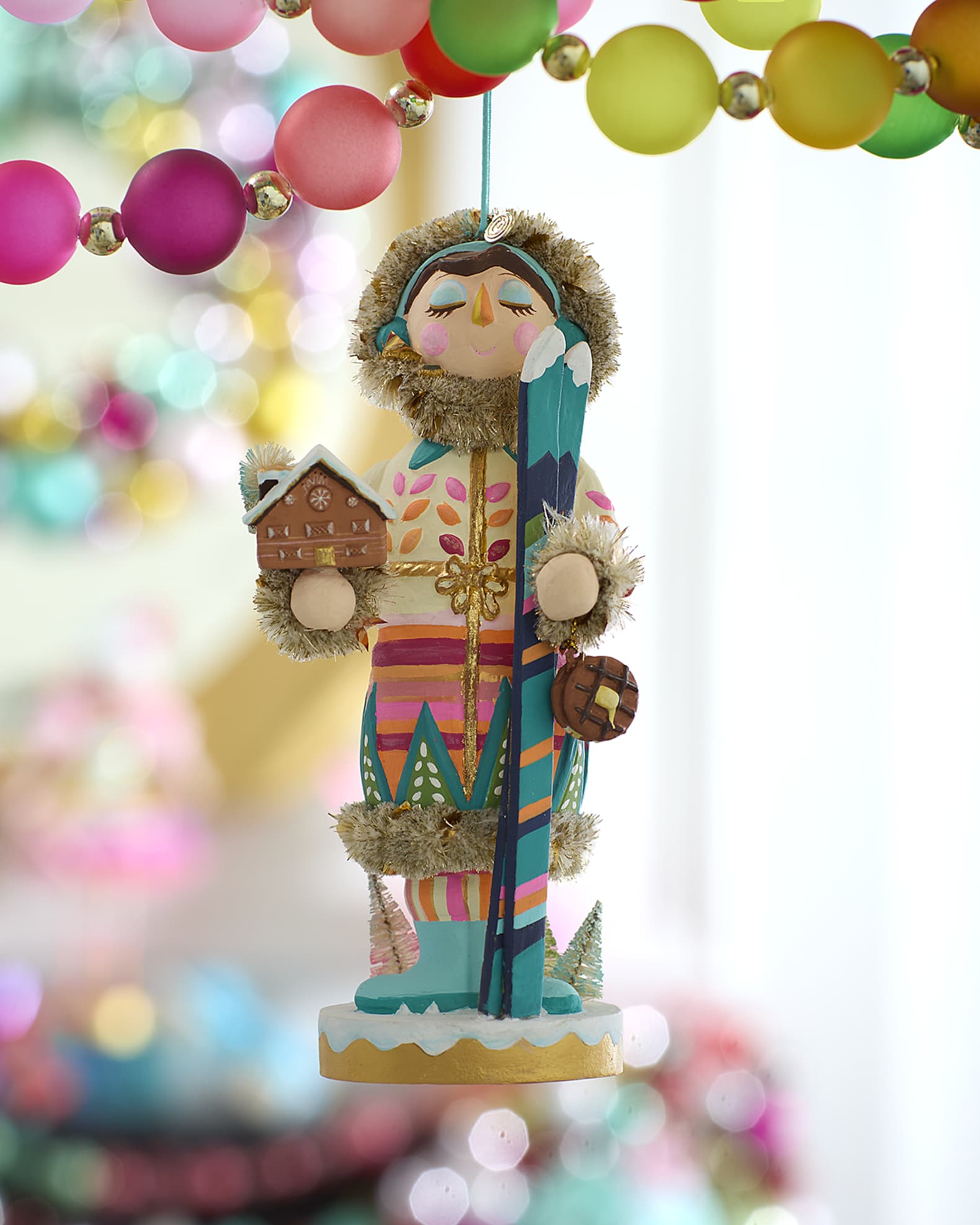 Here We Come a Waffling Beba Christmas Ornament 0