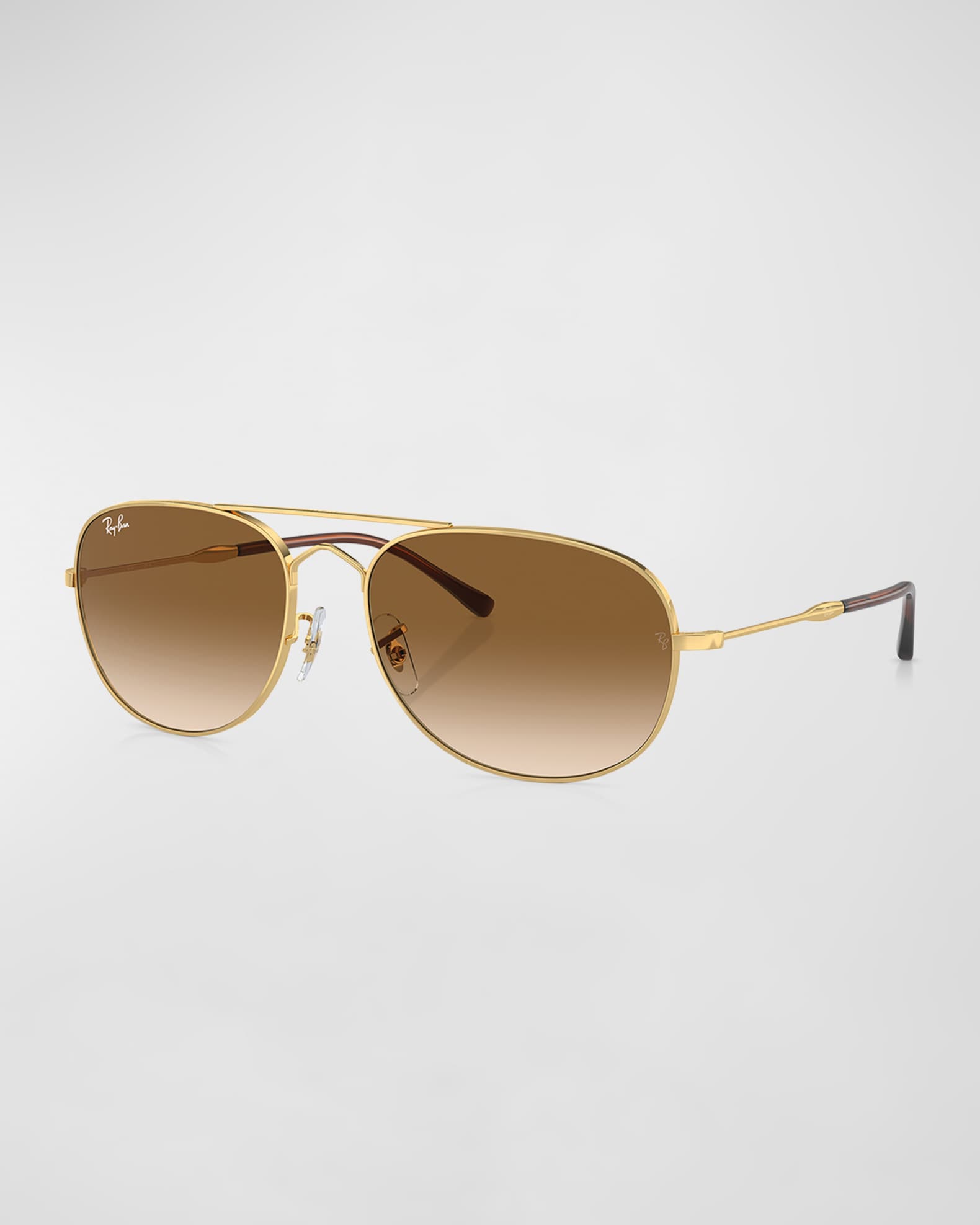Ray ban aviators brown gradient gold frame cheap