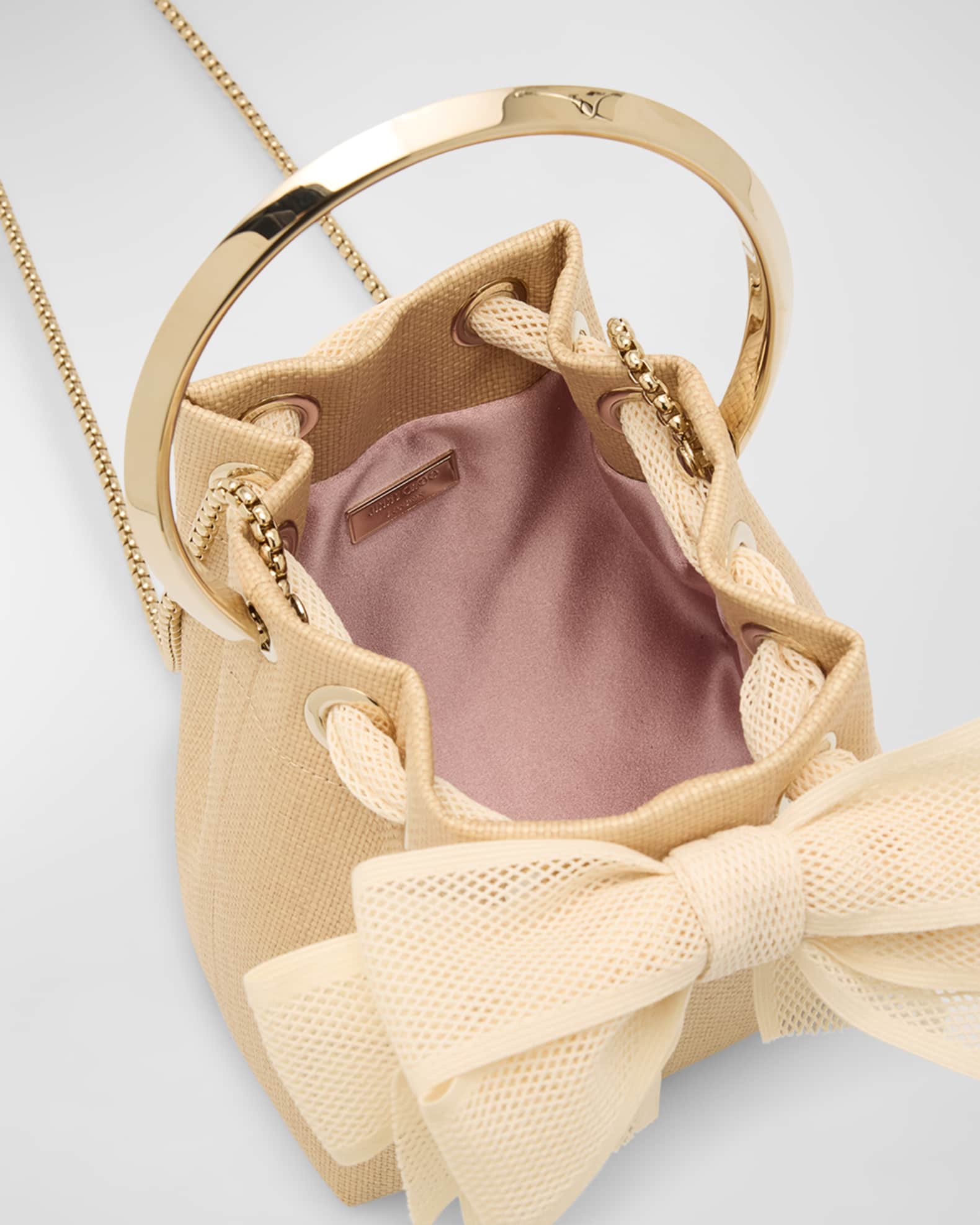 Jimmy Choo Bon Bon Bow Bucket Bag Neiman Marcus