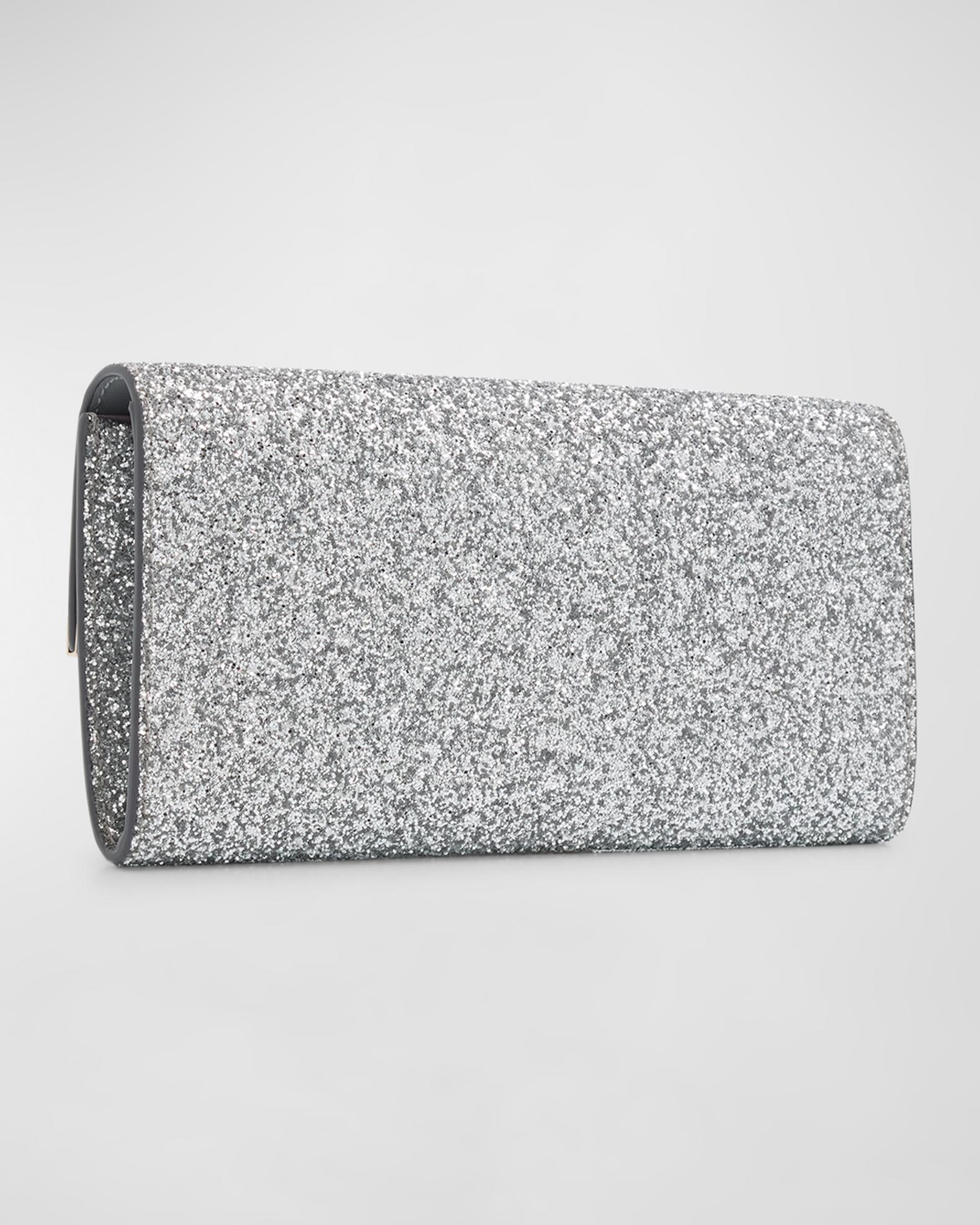 Jimmy Choo Emmie Glitter Clutch Bag | Neiman Marcus