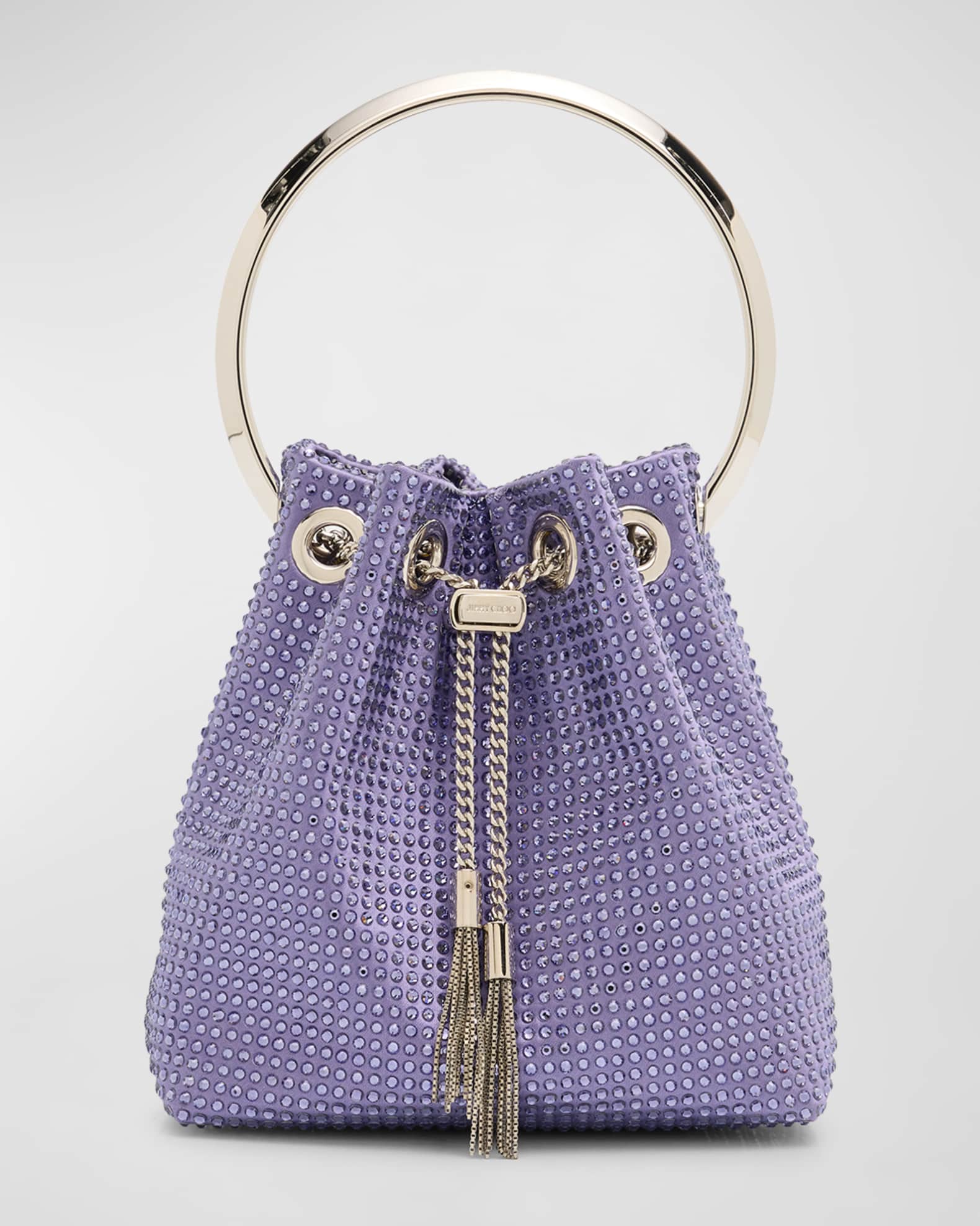 Jimmy Choo Bon Bon Embellished Bucket Bag Neiman Marcus