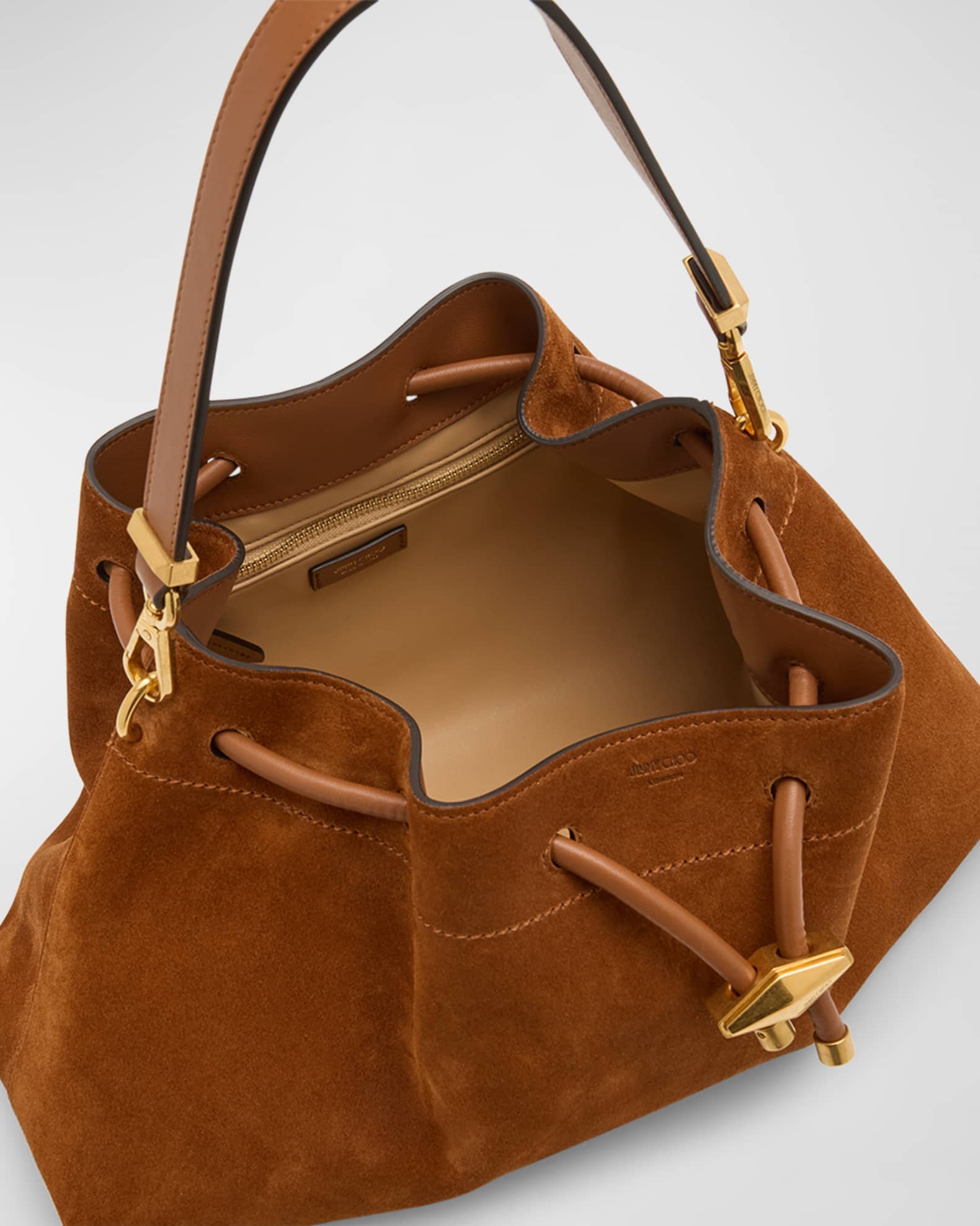 ショルダーバッグ・ポシェット Jimmy Choo Camel Suede Medium Diamond Shoulder Bag Jimmy Choo Medium Suede Diamond Shoulder Bag | Harrods US