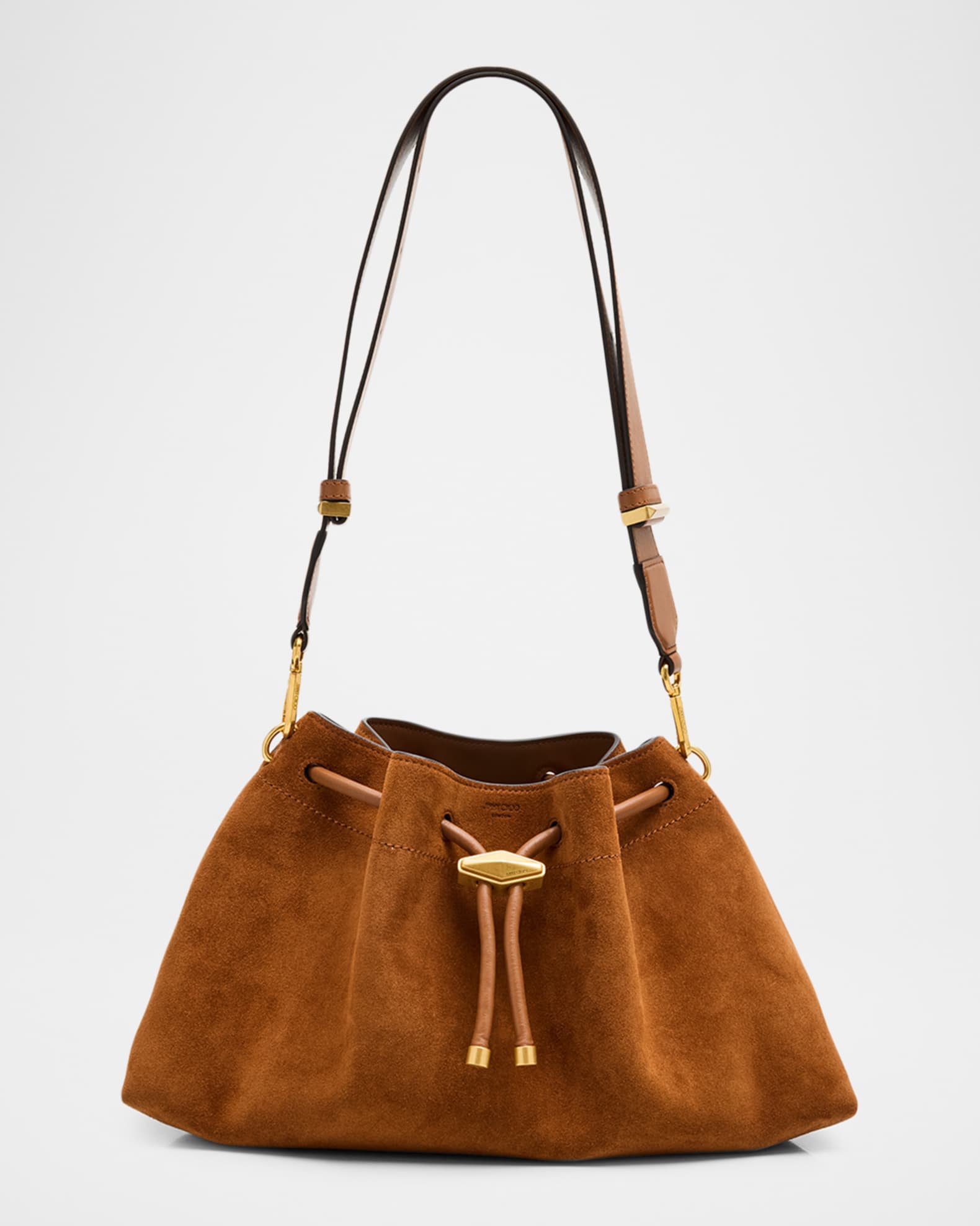 Jimmy Choo The Cinch Suede Shoulder Bag | Neiman Marcus