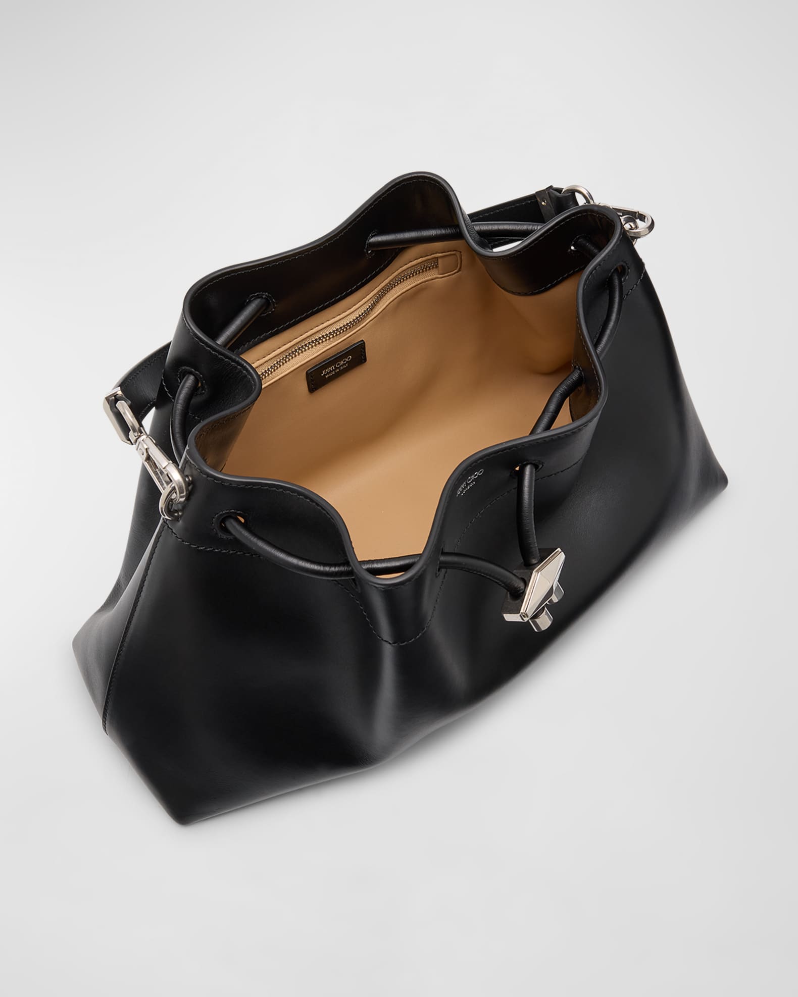 【良品】JIMMY CHOO 本革 40 BLACK〈参考価格136,400円〉 良品】JIMMY CHOO 本革 40 BLACK〈参考価格136,〉