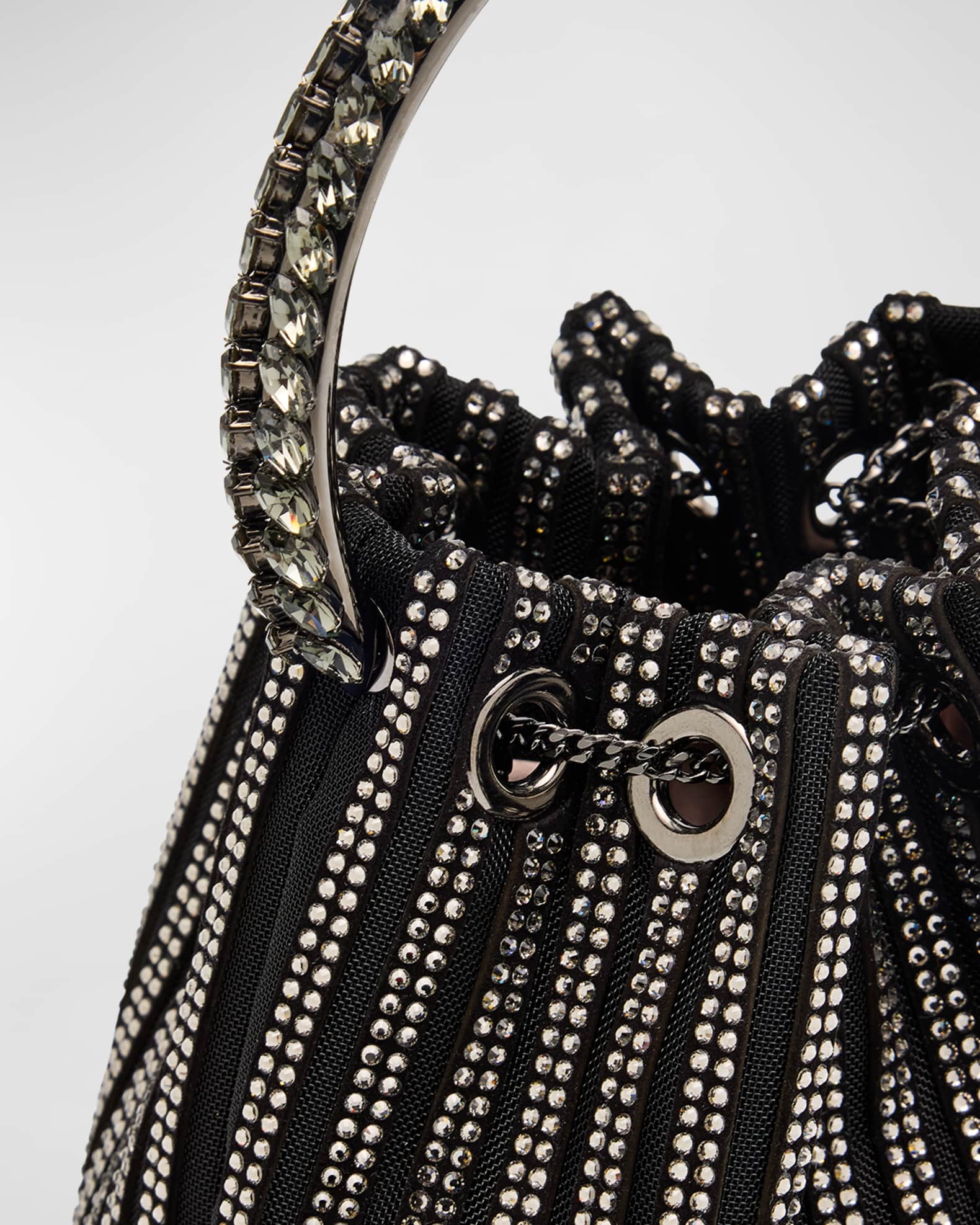 Jimmy Choo Bon Bon Embellished Bucket Bag | Neiman Marcus