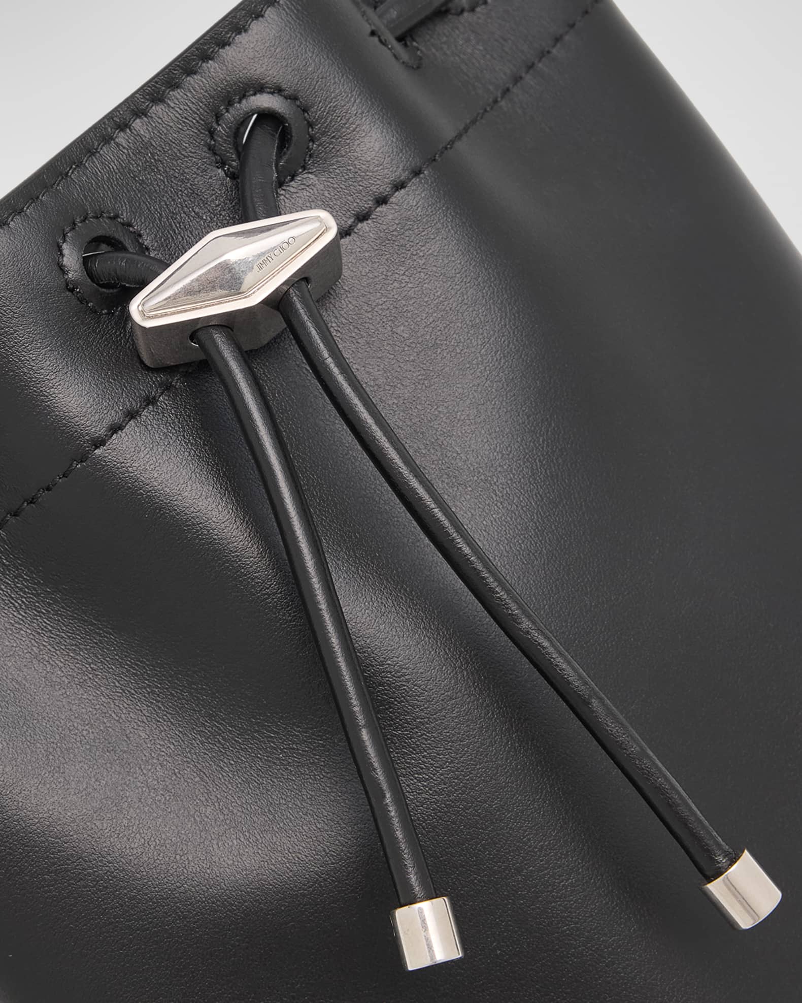 Jimmy Choo Bon Bon Mini Leather Bucket Bag | Neiman Marcus