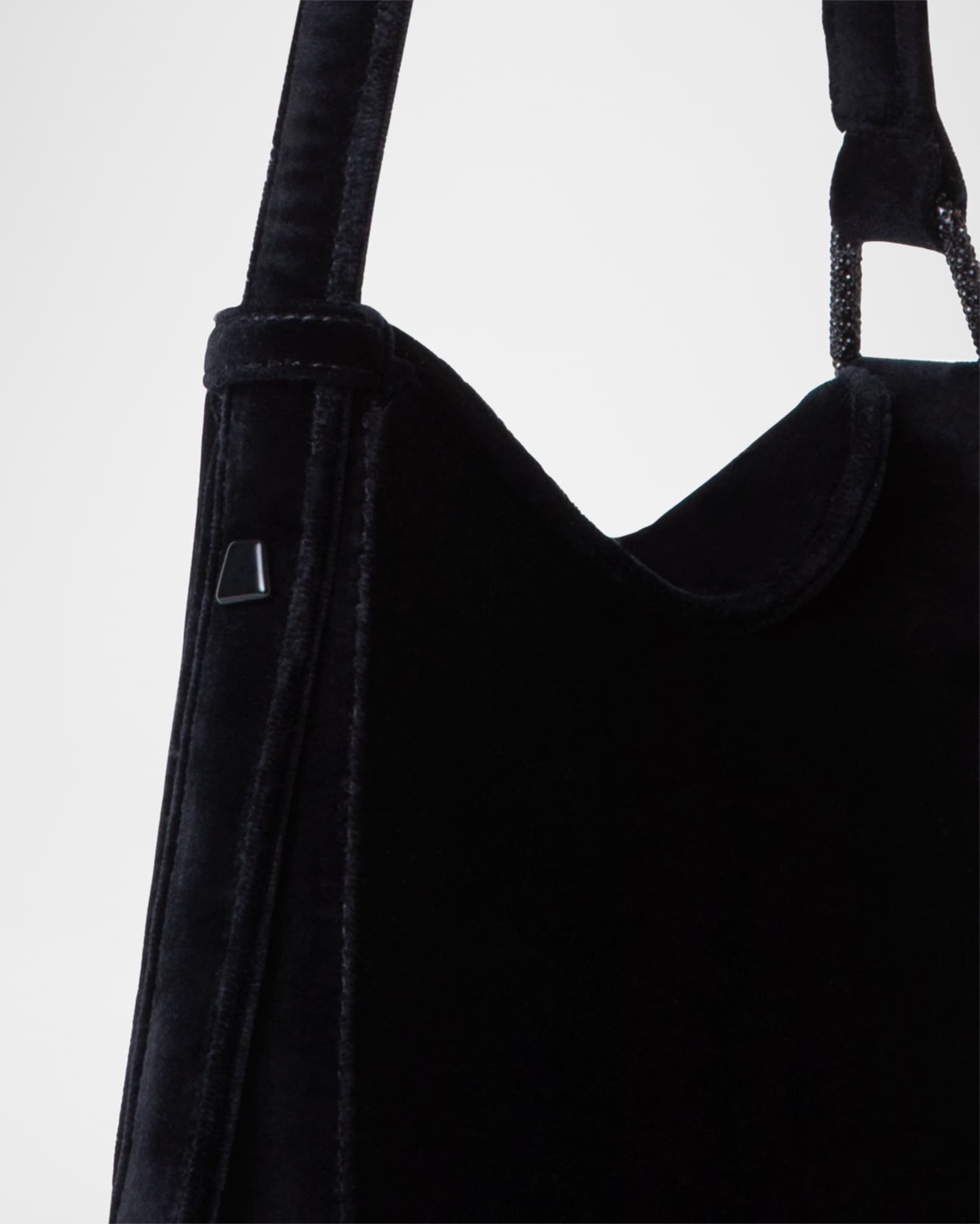 Akris Anna Mini Velvet Hobo Bag | Neiman Marcus