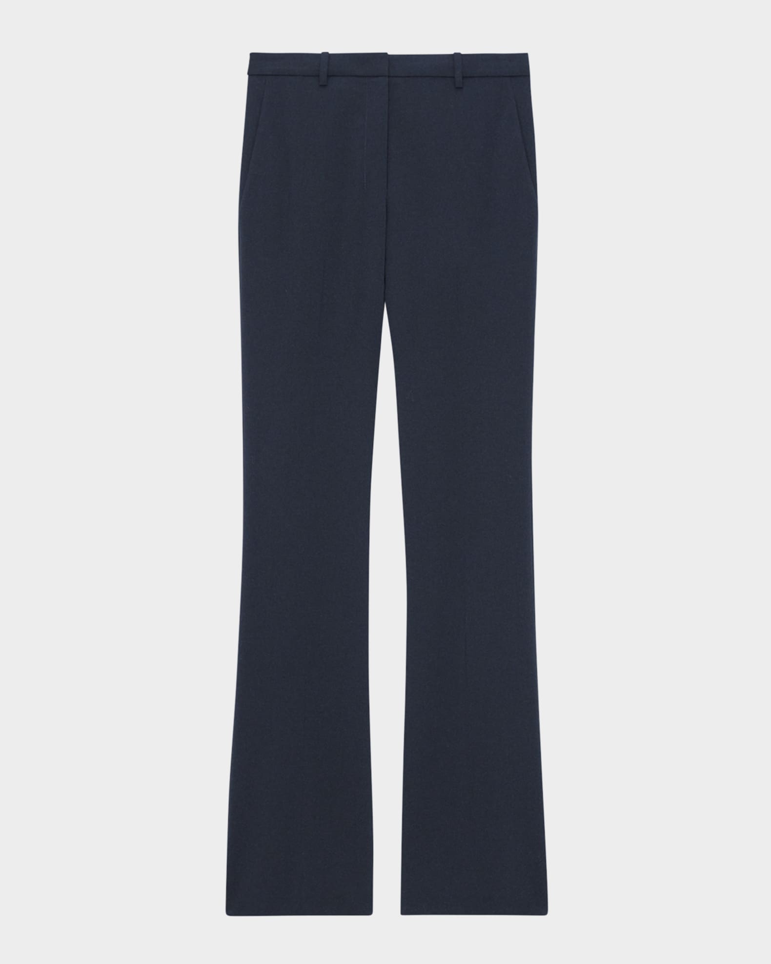 Traceable Wool Slim Straight-Leg Trousers 0