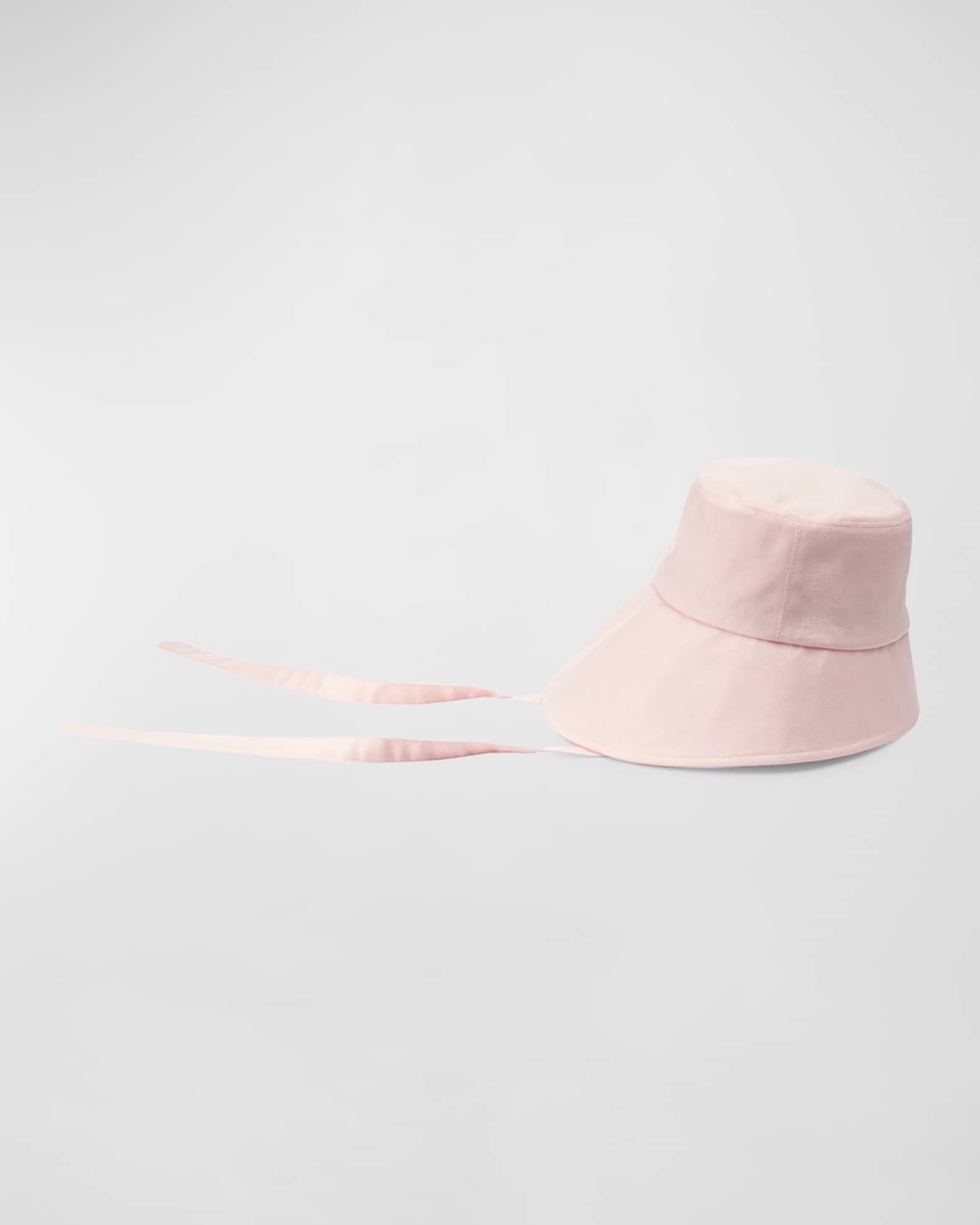 Eugenia Kim Ally Asymmetric Linen Bucket Hat | Neiman Marcus