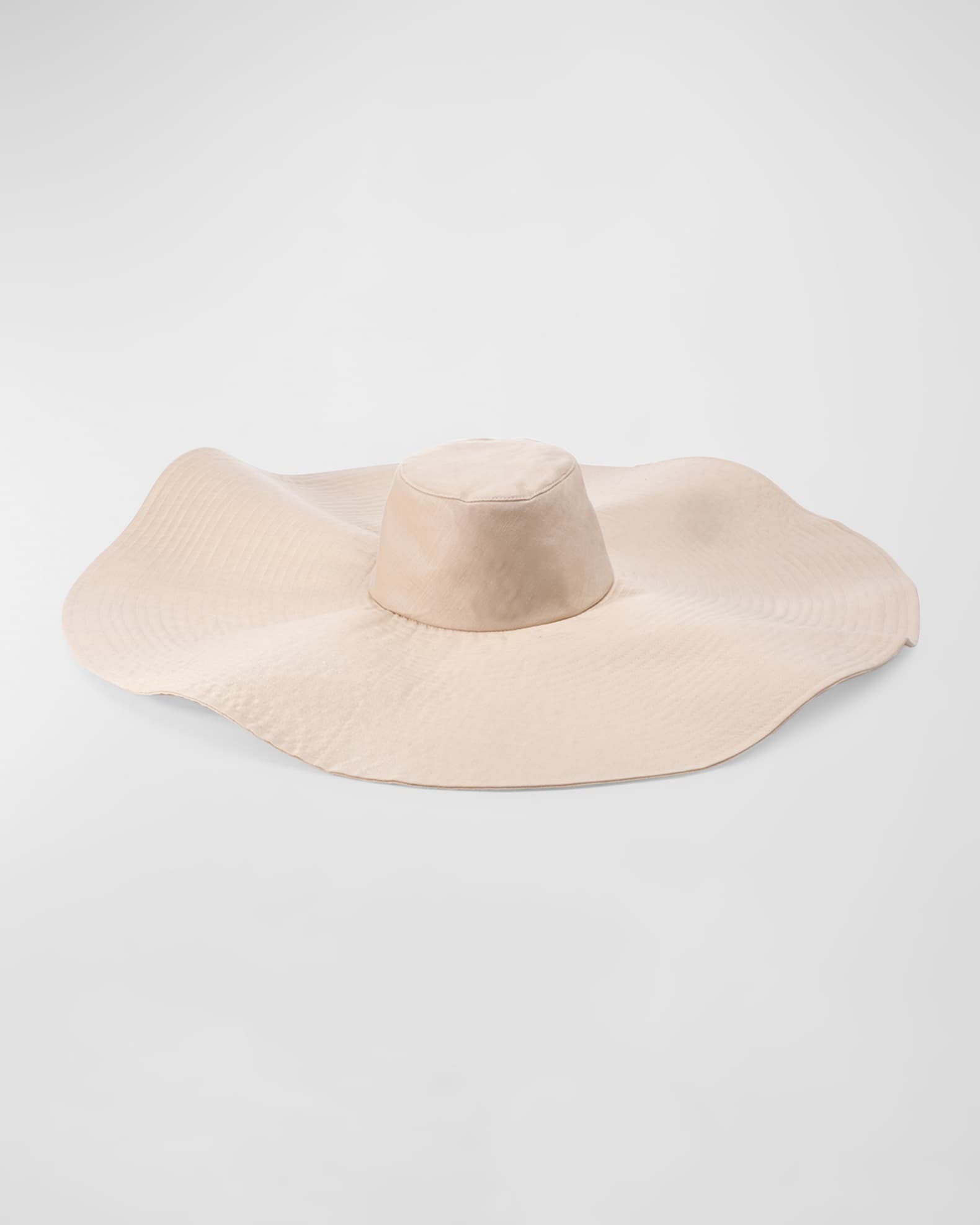 Eugenia Kim Giselle Linen Large Brim Hat