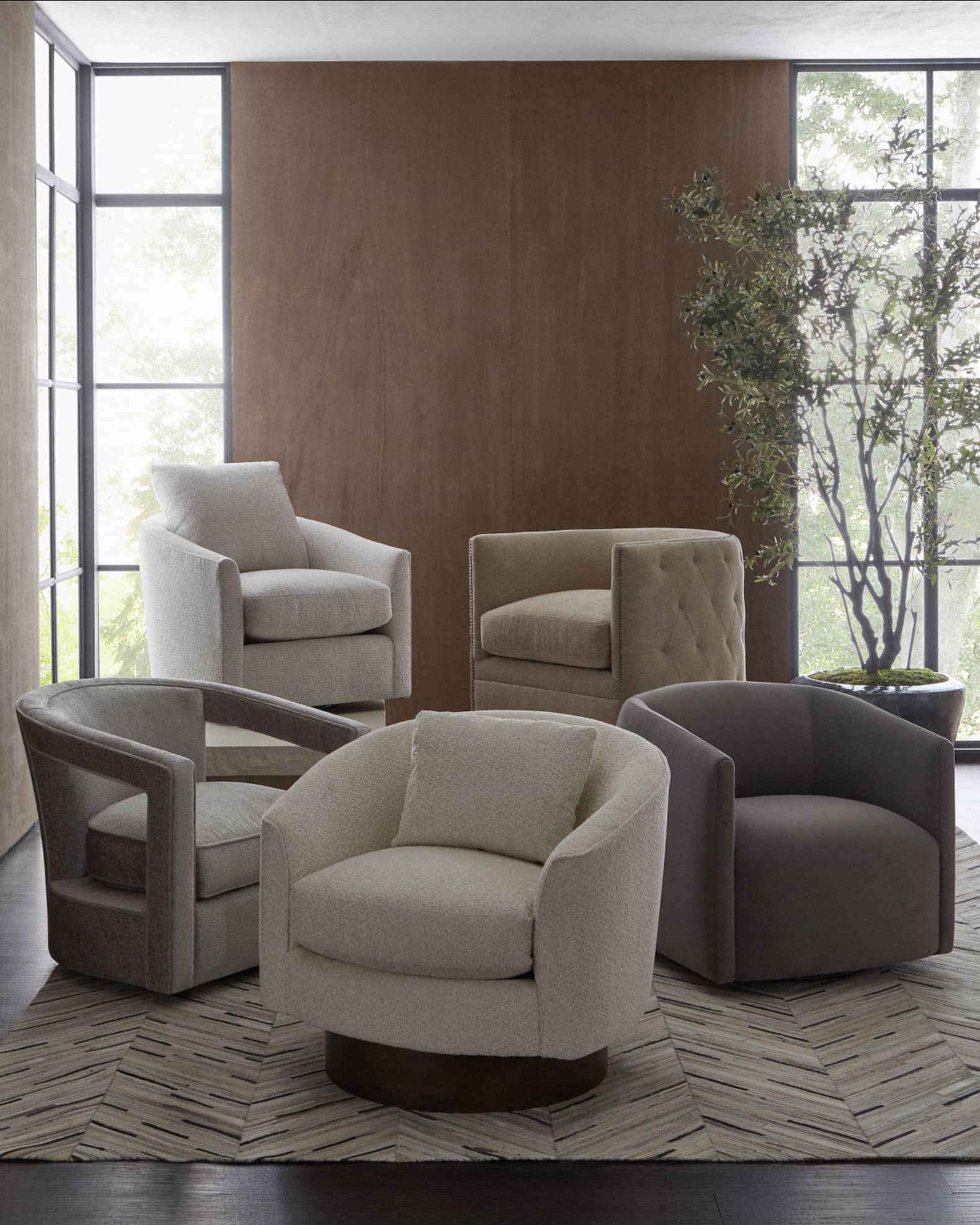Bernhardt Astoria Swivel Chair Neiman Marcus