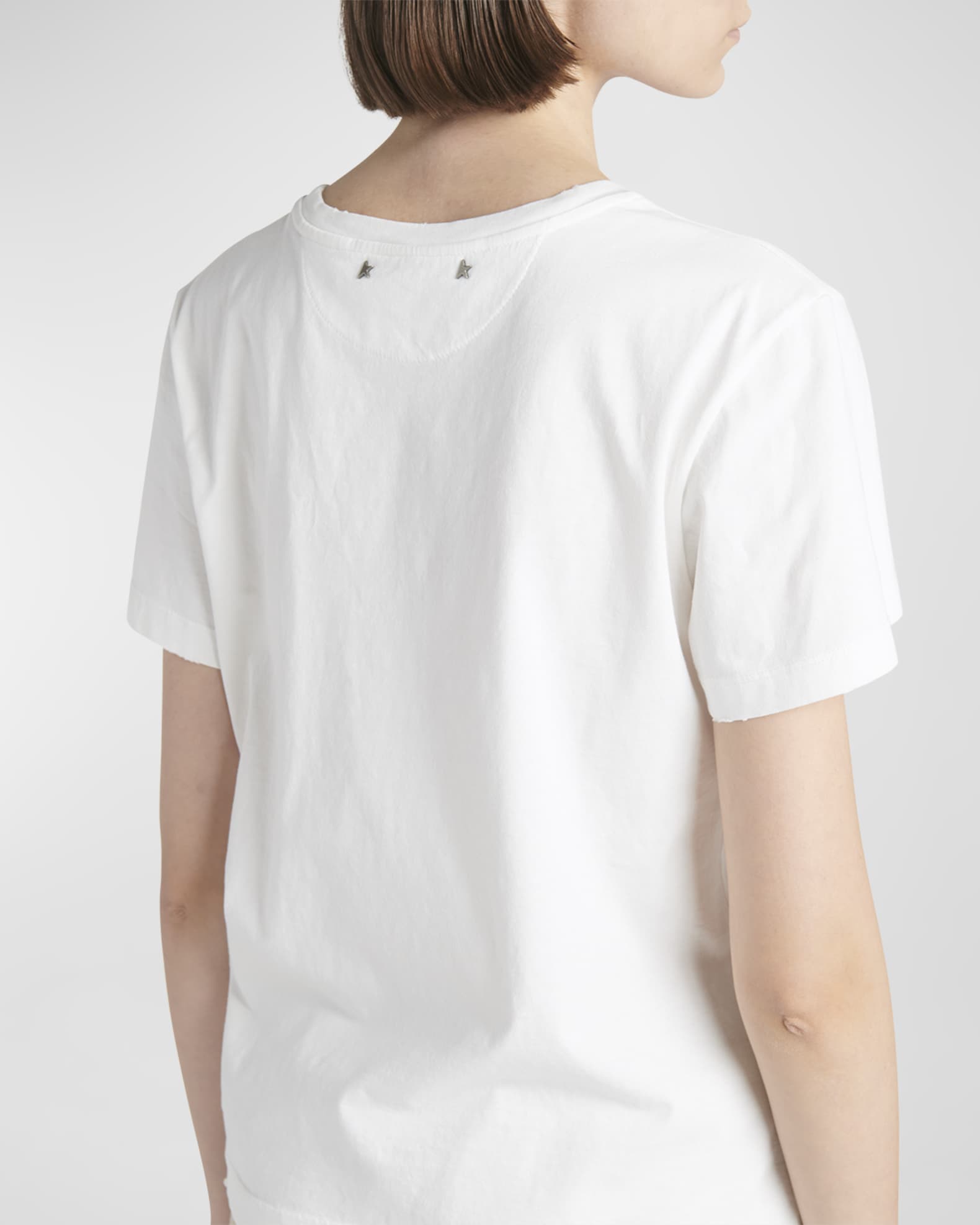 Tシャツ・カットソー Golden Goose Distressed T-Shirt Golden Goose Golden Distressed Short-Sleeve T-Shirt | Neiman