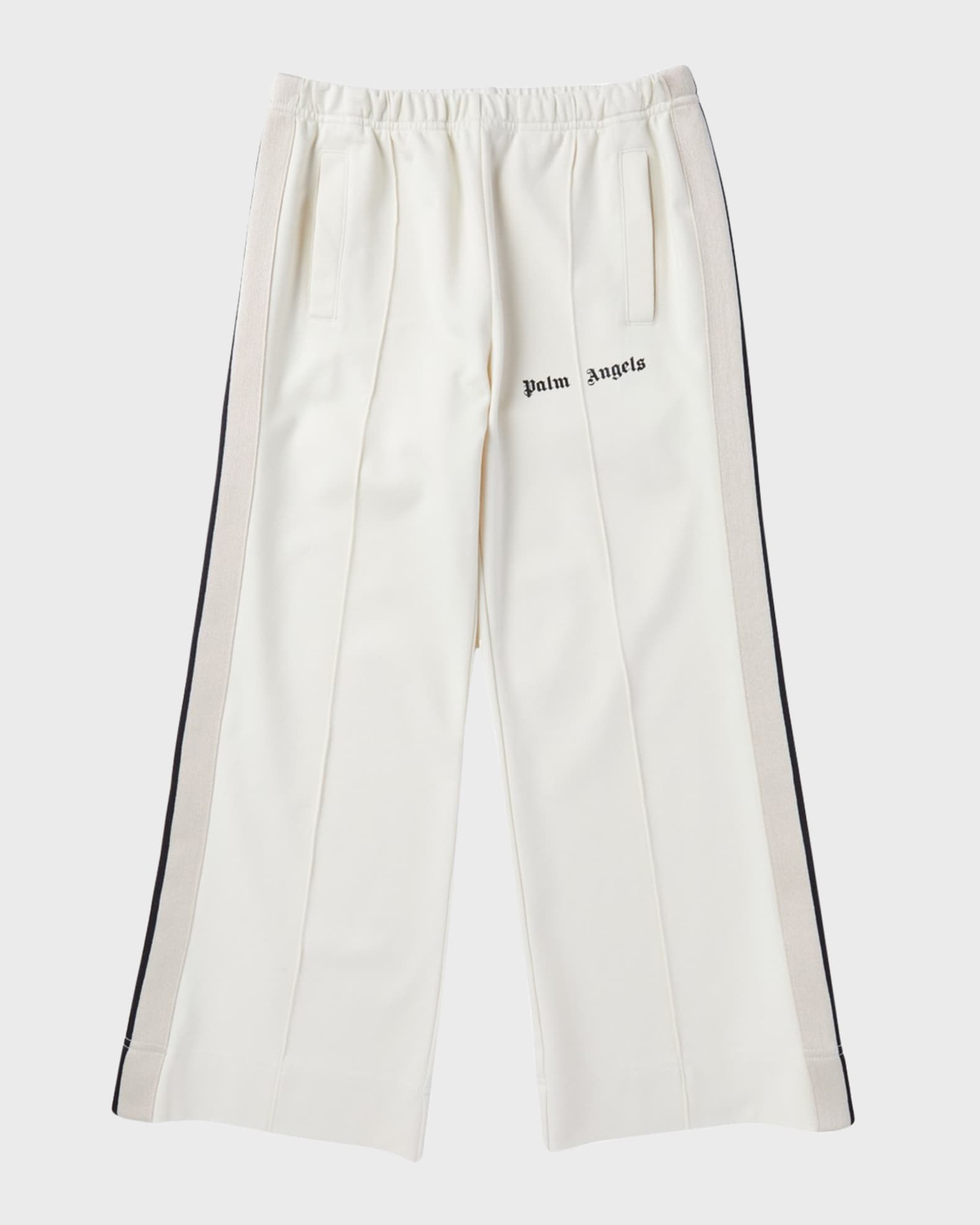 Girl's Wide Leg Logo-Print Track Pants 0