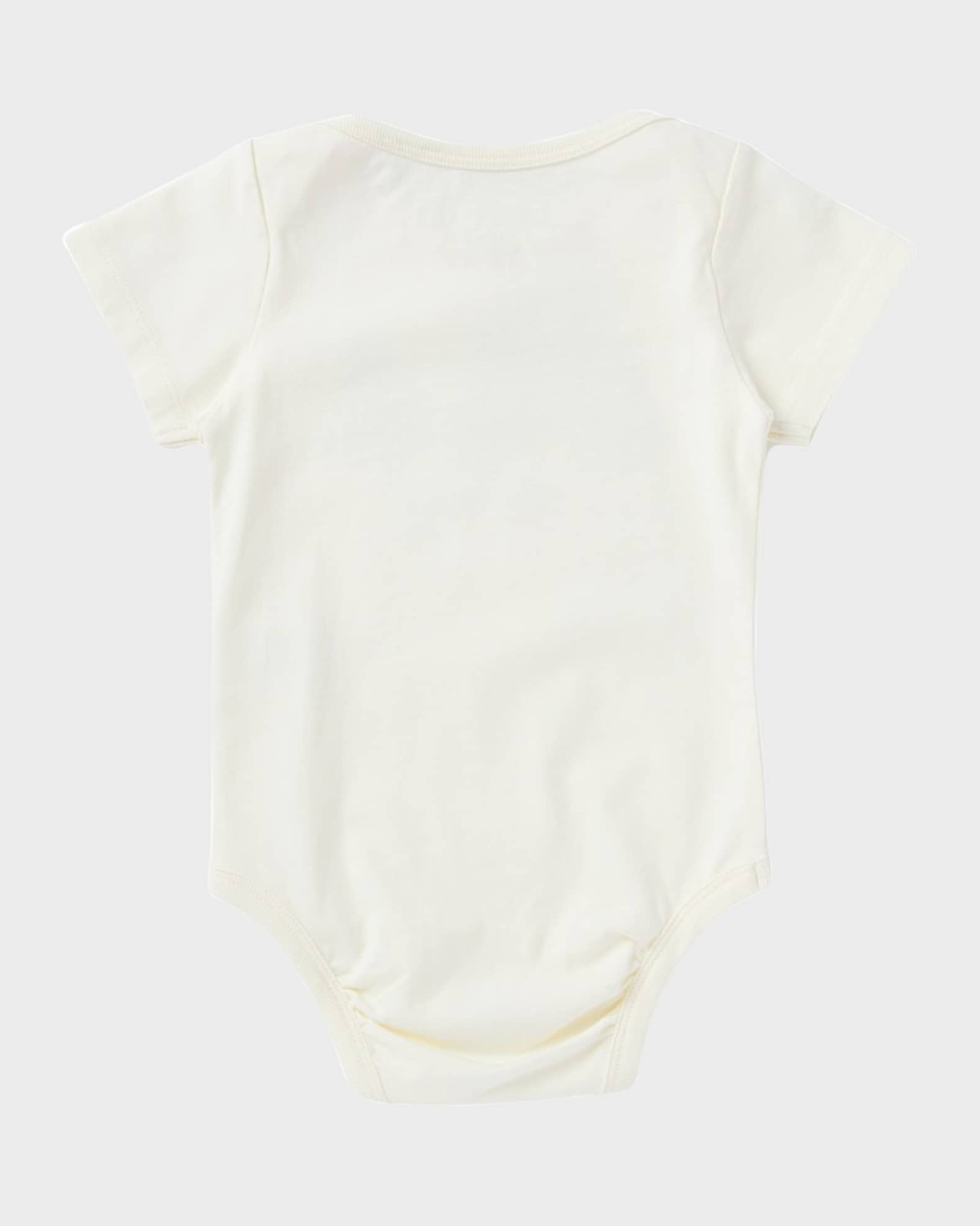Girl's Teddy Logo-Print Bodysuit, Size 3M-2 1