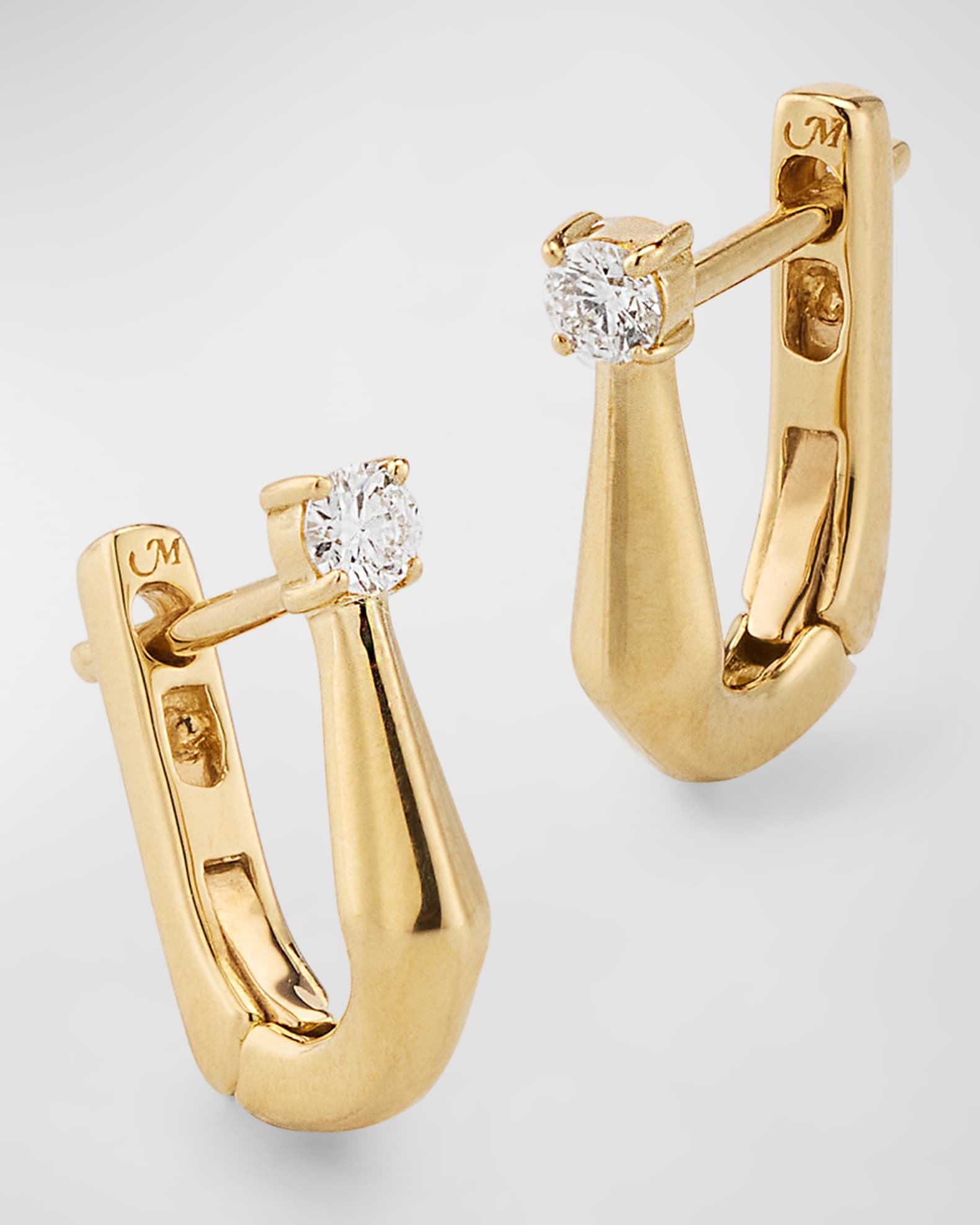 MONICA RICH KOSANN 18K Yellow Gold Rings Of Saturn Earrings Gold