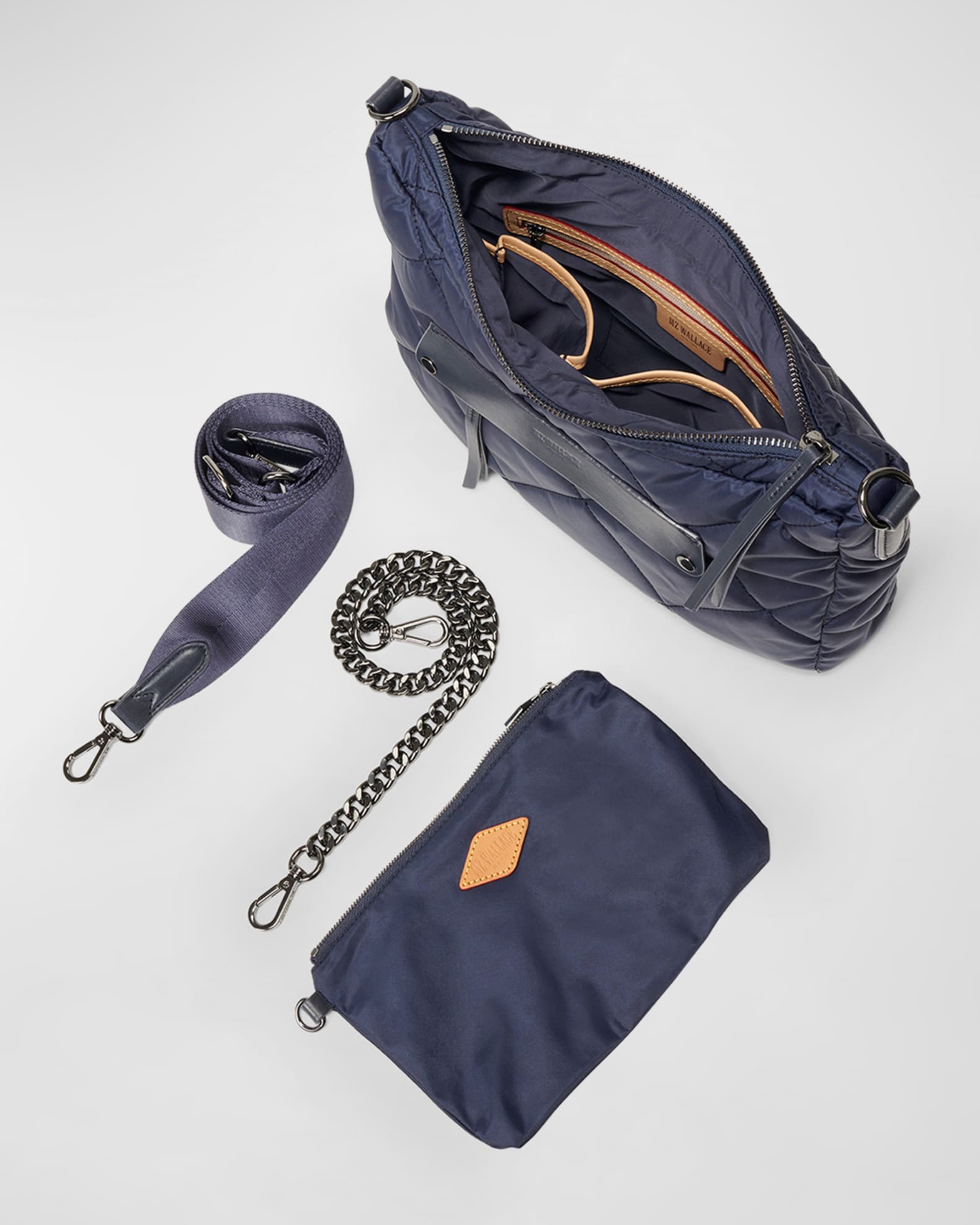 MZ WALLACE Madison Quilted Nylon Crossbody Bag | Neiman Marcus