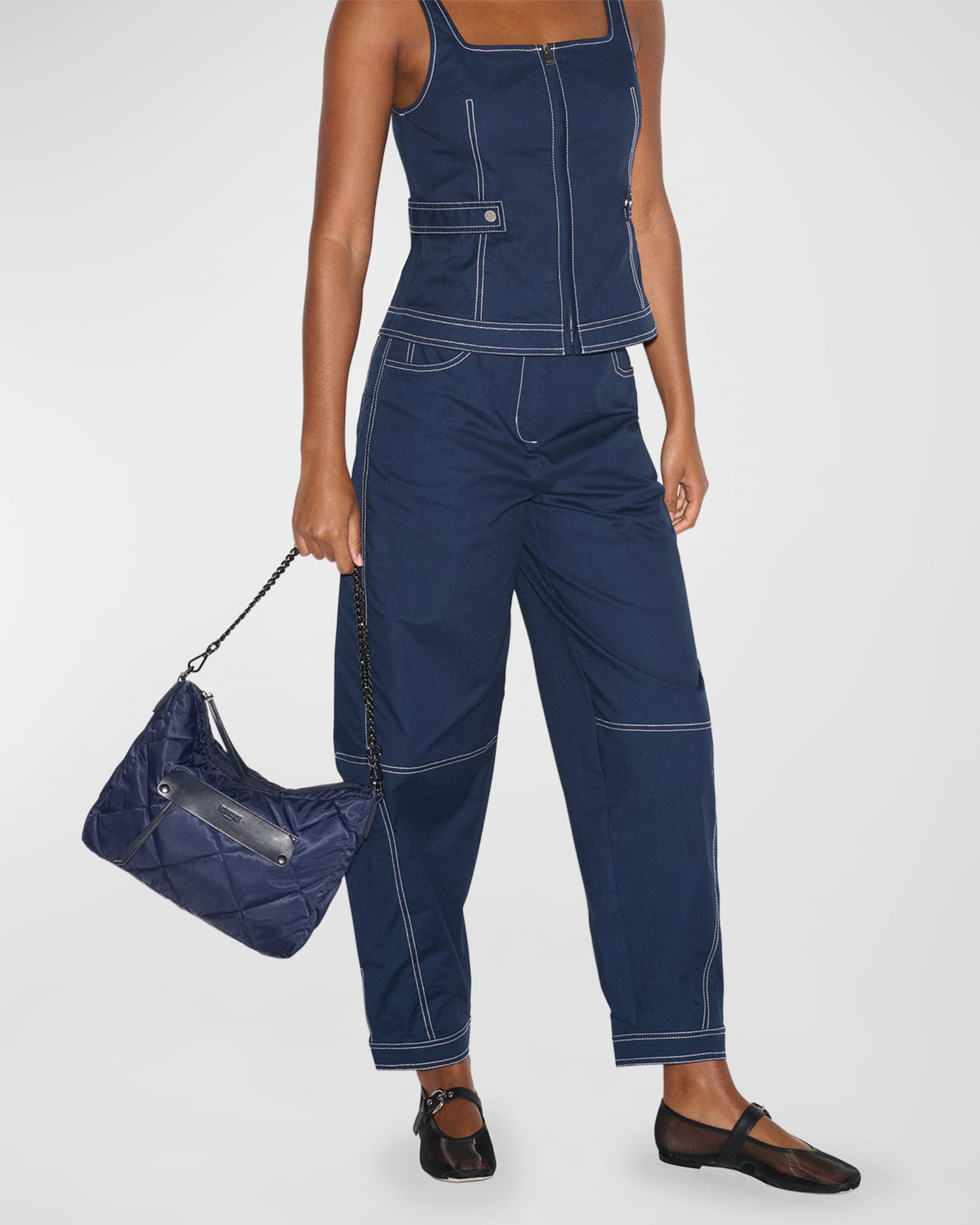 MZ WALLACE Madison Quilted Nylon Crossbody Bag | Neiman Marcus