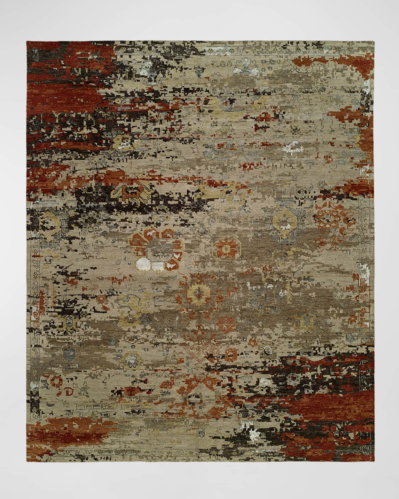 Verna Hand-Knotted Area Rug 1
