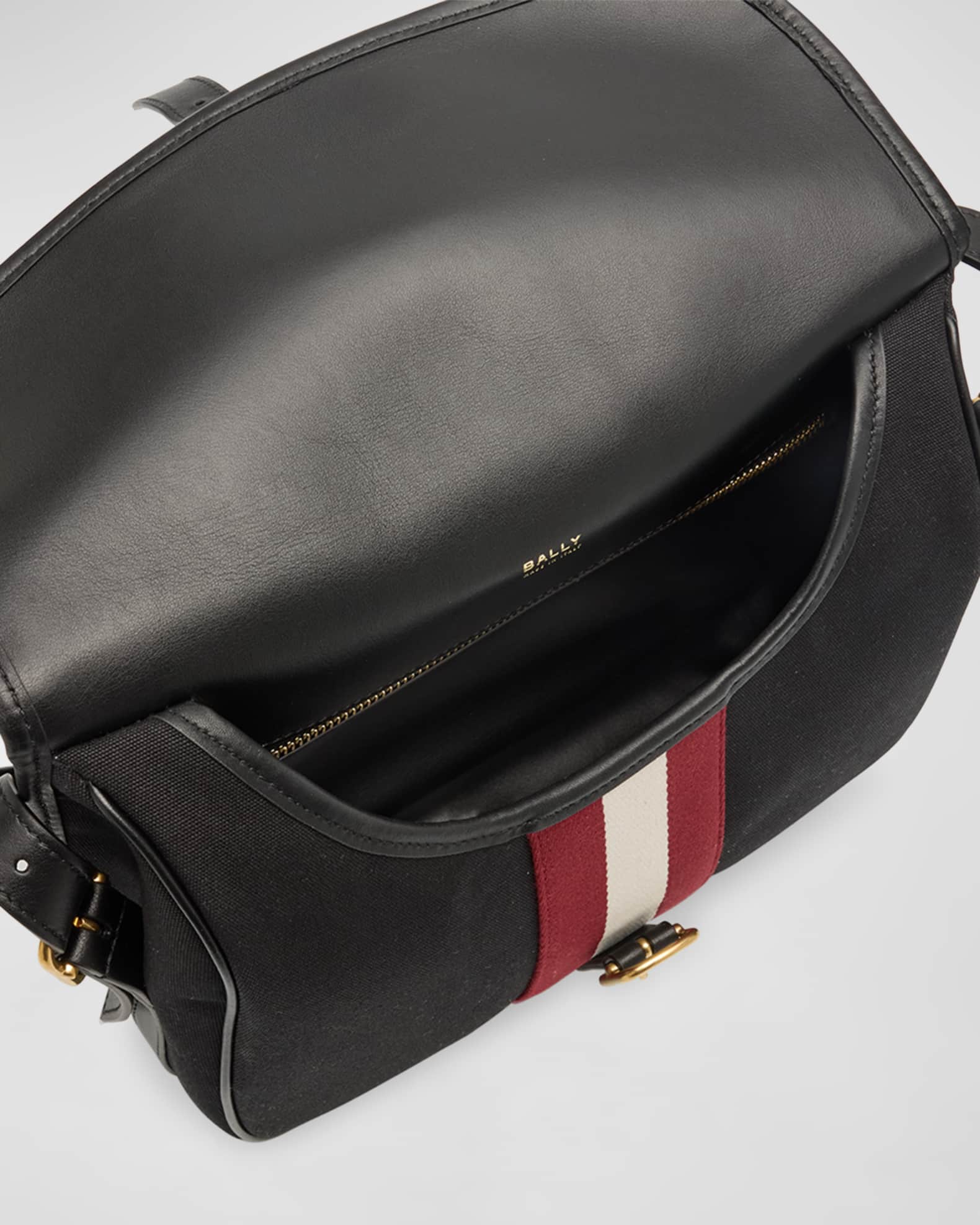 Bally Men's Beckett Canvas Crossbody Bag | Neiman Marcus