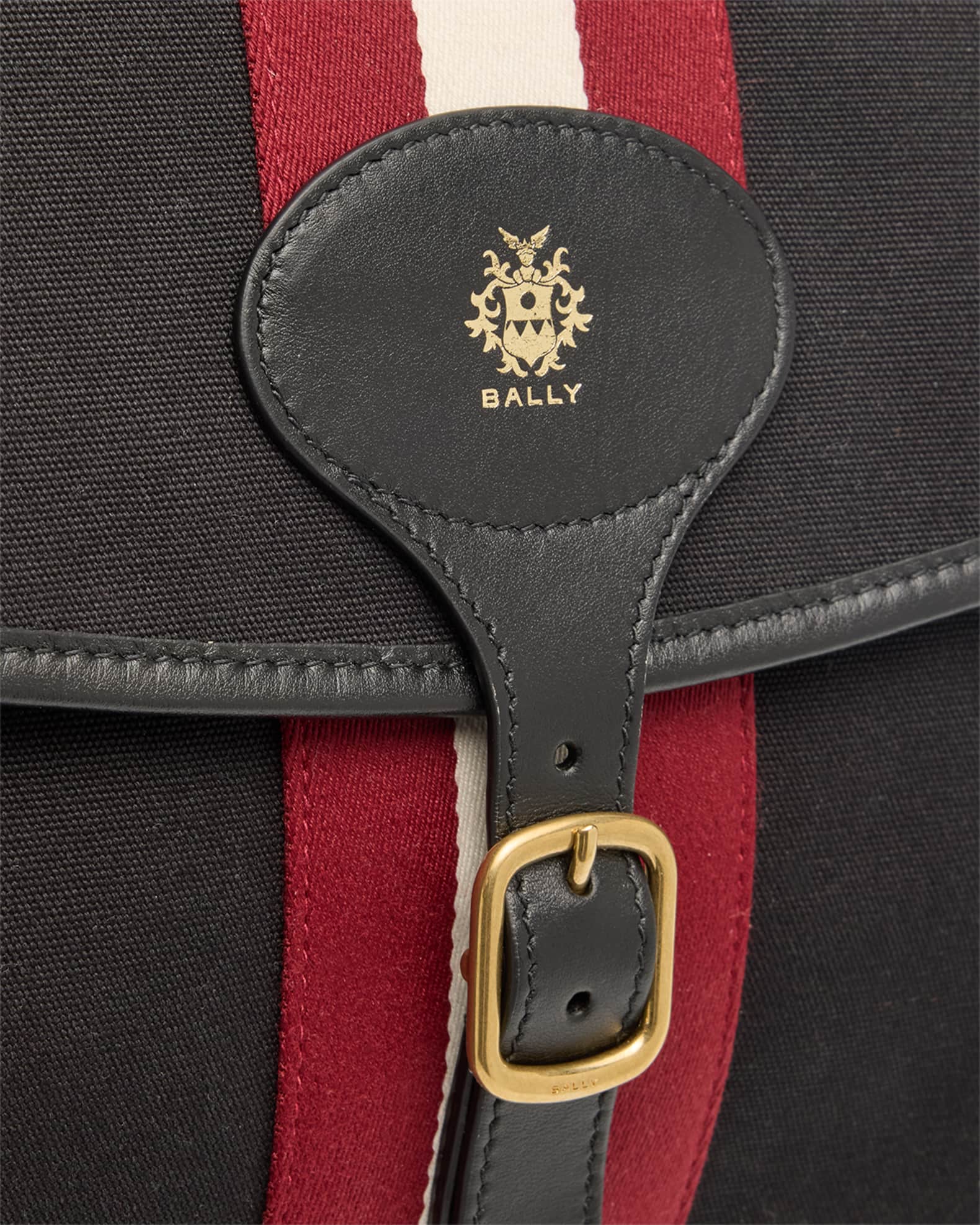 【24AW NEW】BALLY / Beckett カーフスキン クロスボディバッグ バリー24年クリスマス、スエード×リボンの「ベケット
