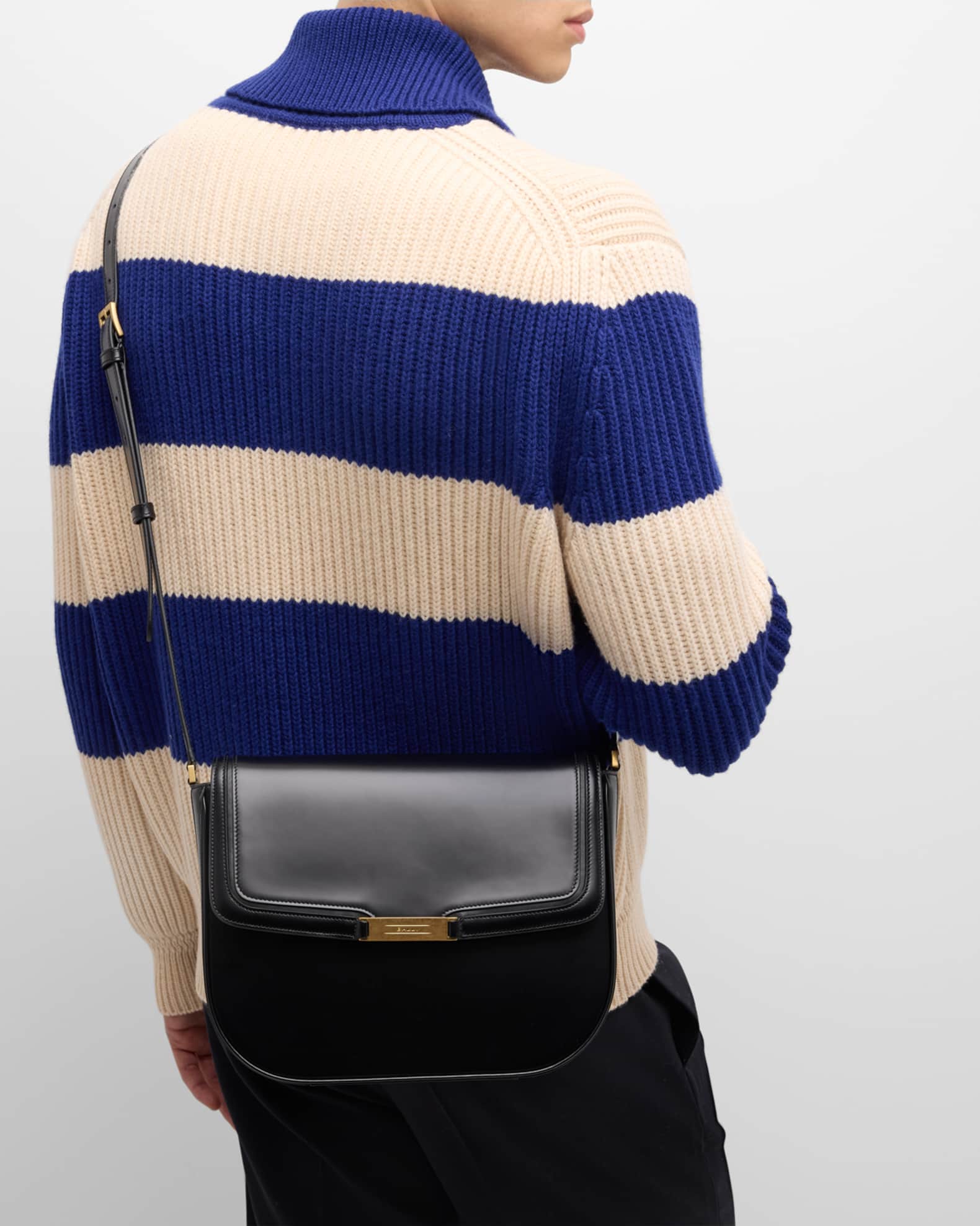 Bally Men s Deco Brushed Leather Crossbody Bag Neiman Marcus