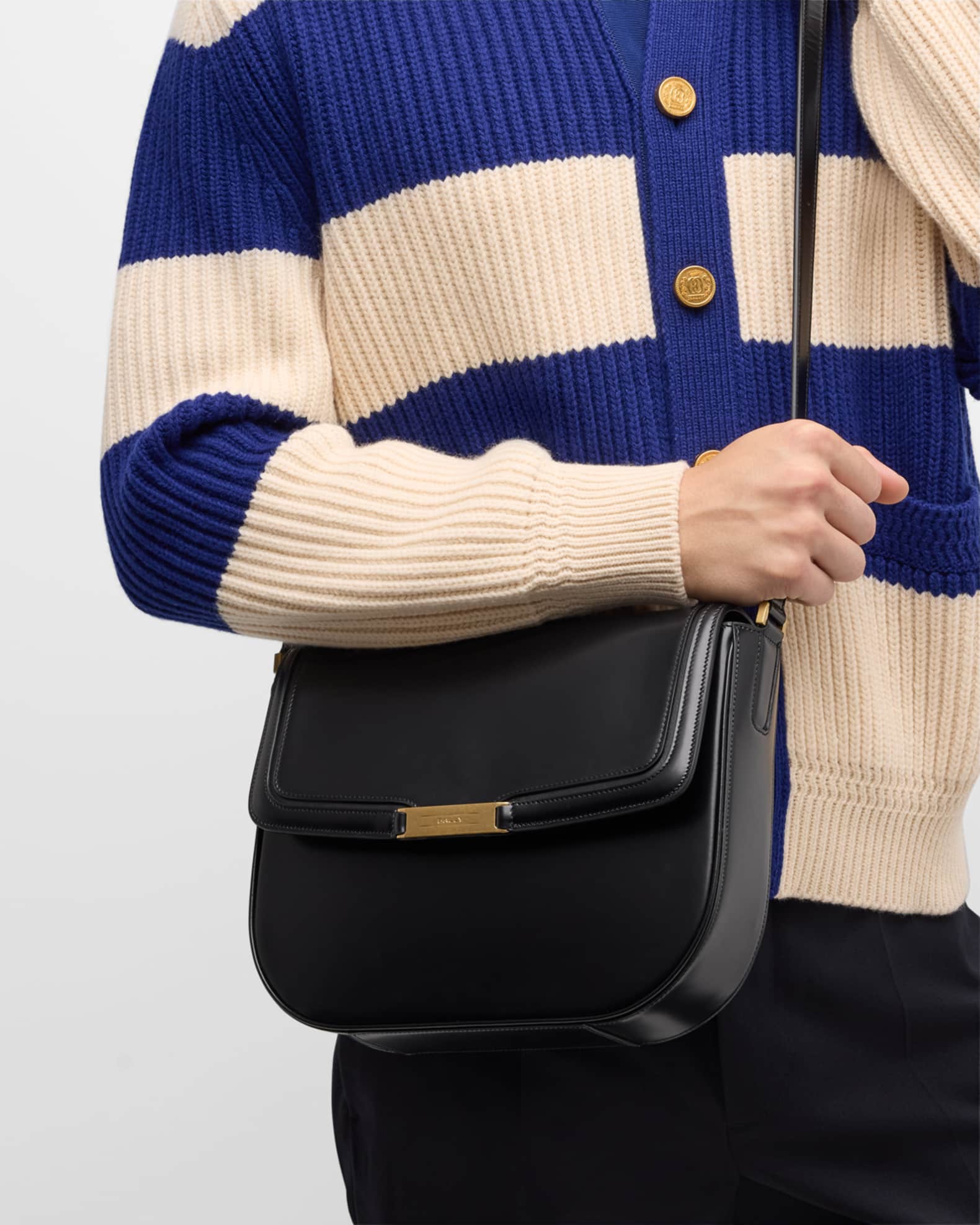 Bally Men's Deco Brushed Leather Crossbody Bag | Neiman Marcus