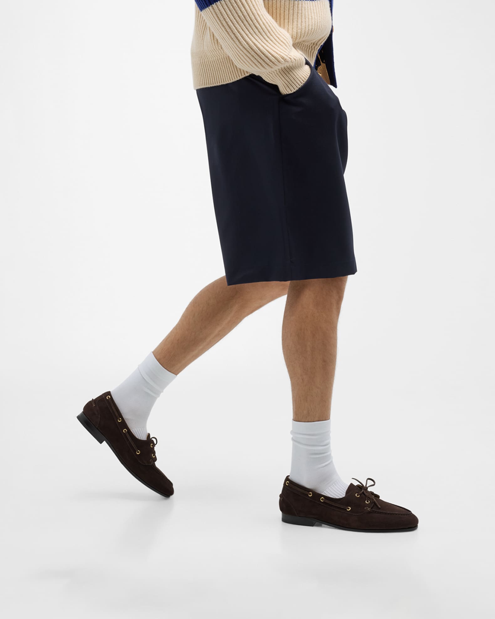 Men's Plume Leather Boat Shoes 1