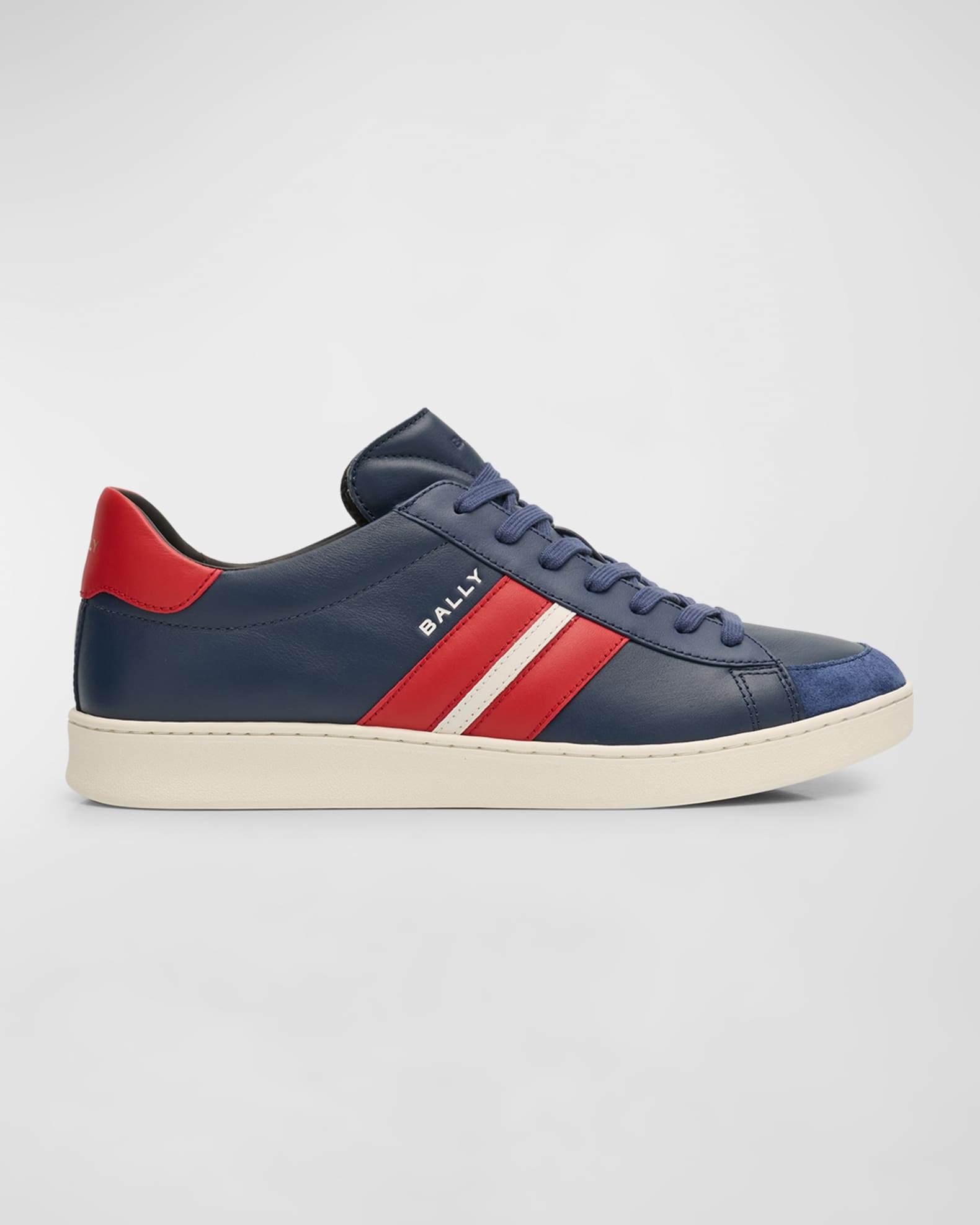 Men s Low Top Leather Tennis Sneakers