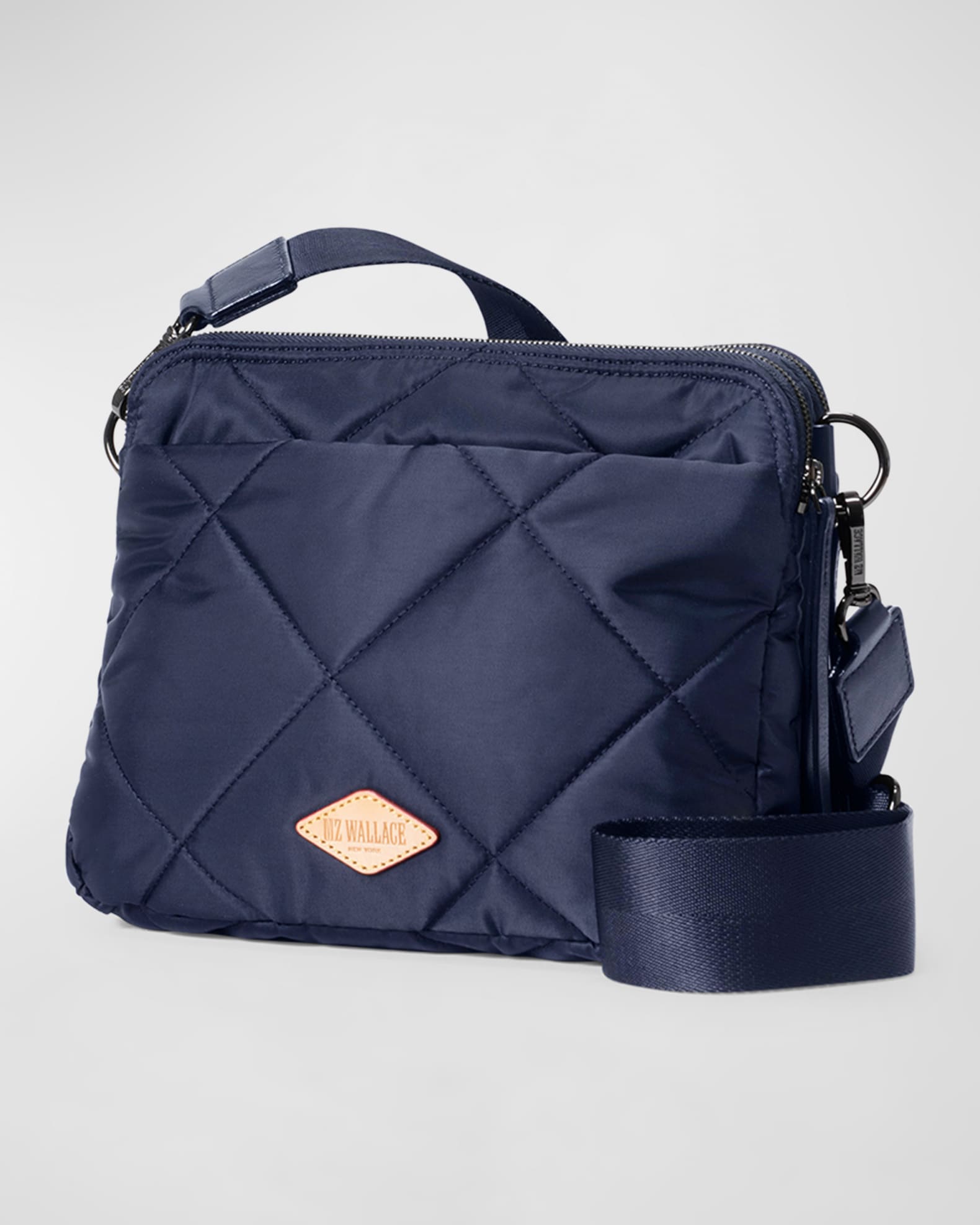 Quilted nylon crossbody bag on sale