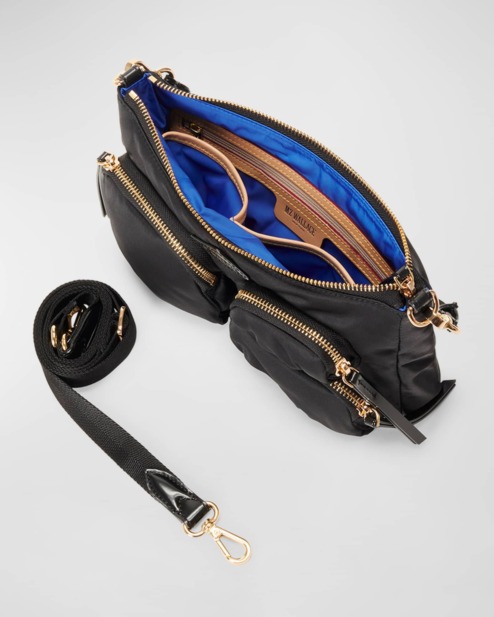 MZ WALLACE Chelsea Petite Nylon Shoulder Bag | Neiman Marcus