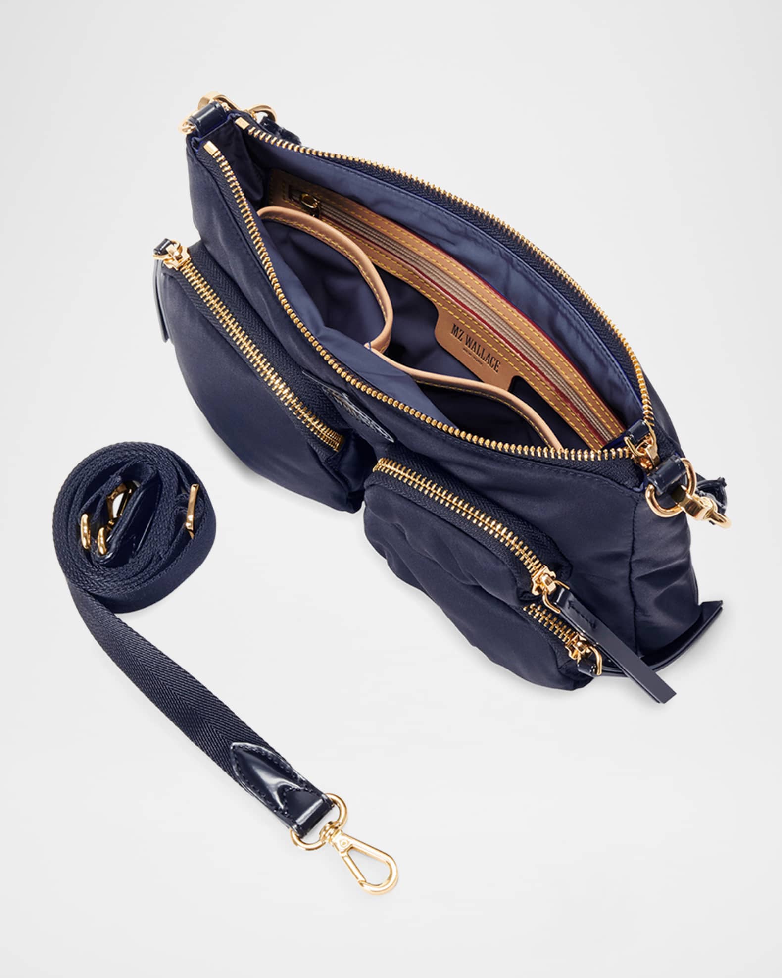 MZ WALLACE Chelsea Petite Nylon Shoulder Bag | Neiman Marcus