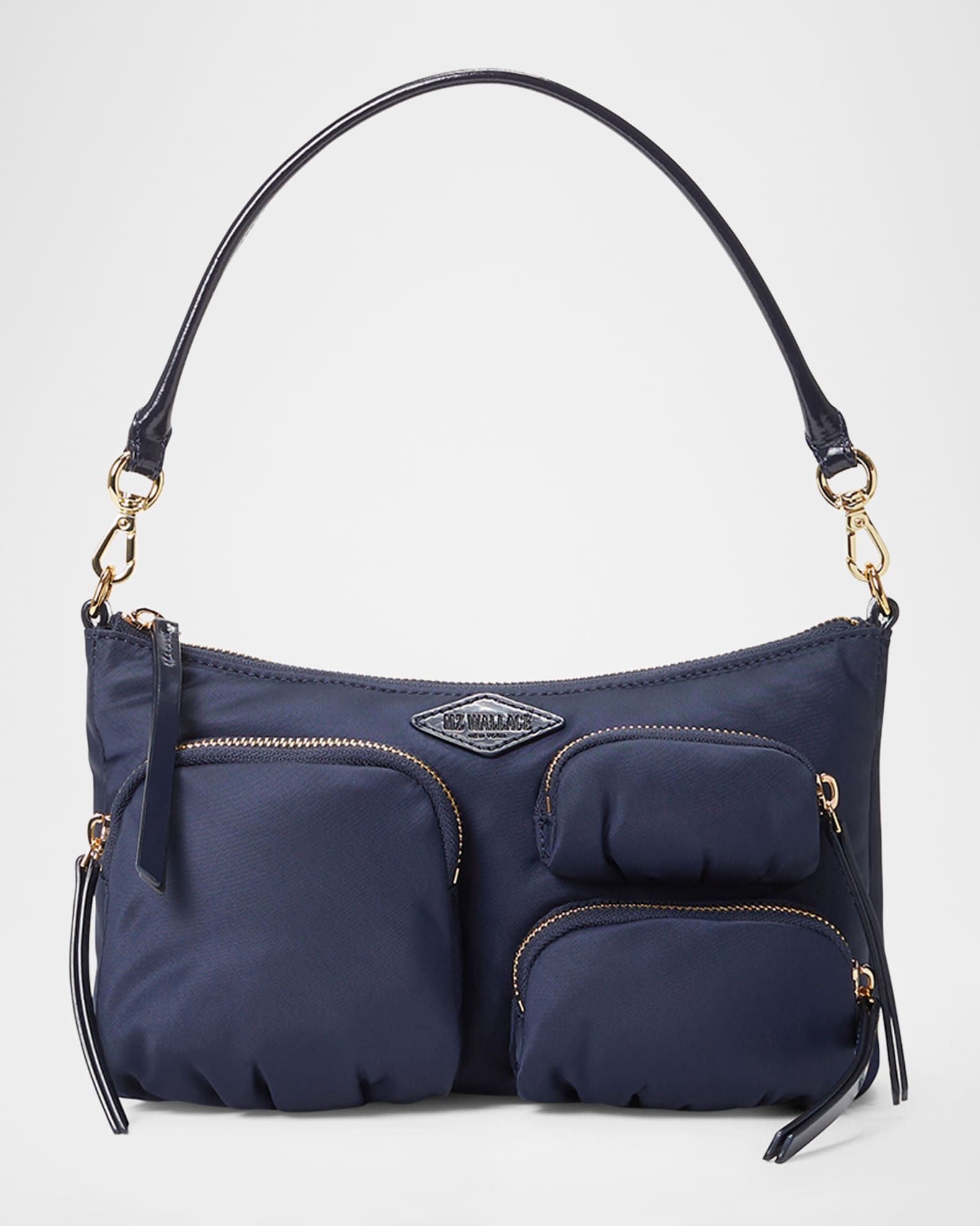 MZ WALLACE Chelsea Petite Nylon Shoulder Bag | Neiman Marcus