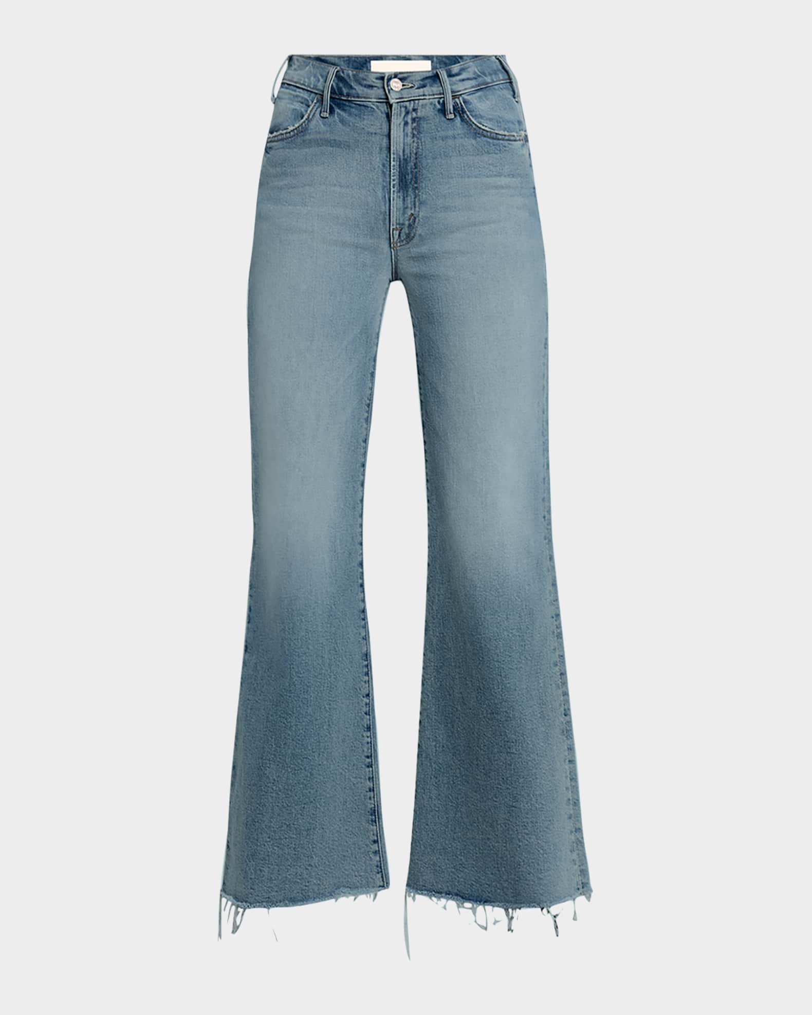 MOTHER The Hustler Roller Fray Jeans | Neiman Marcus