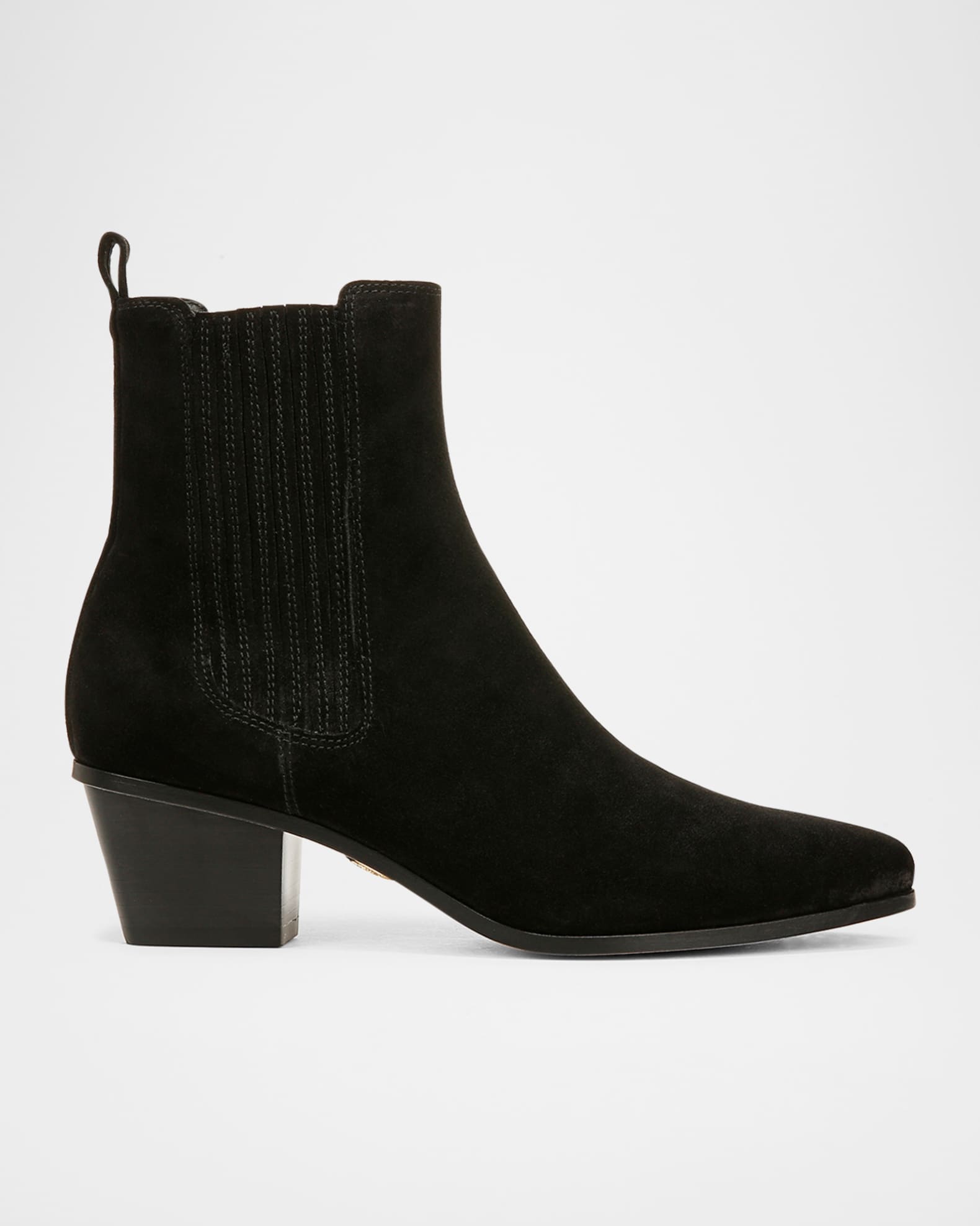 Alina Suede Chelsea Booties Neiman Marcus