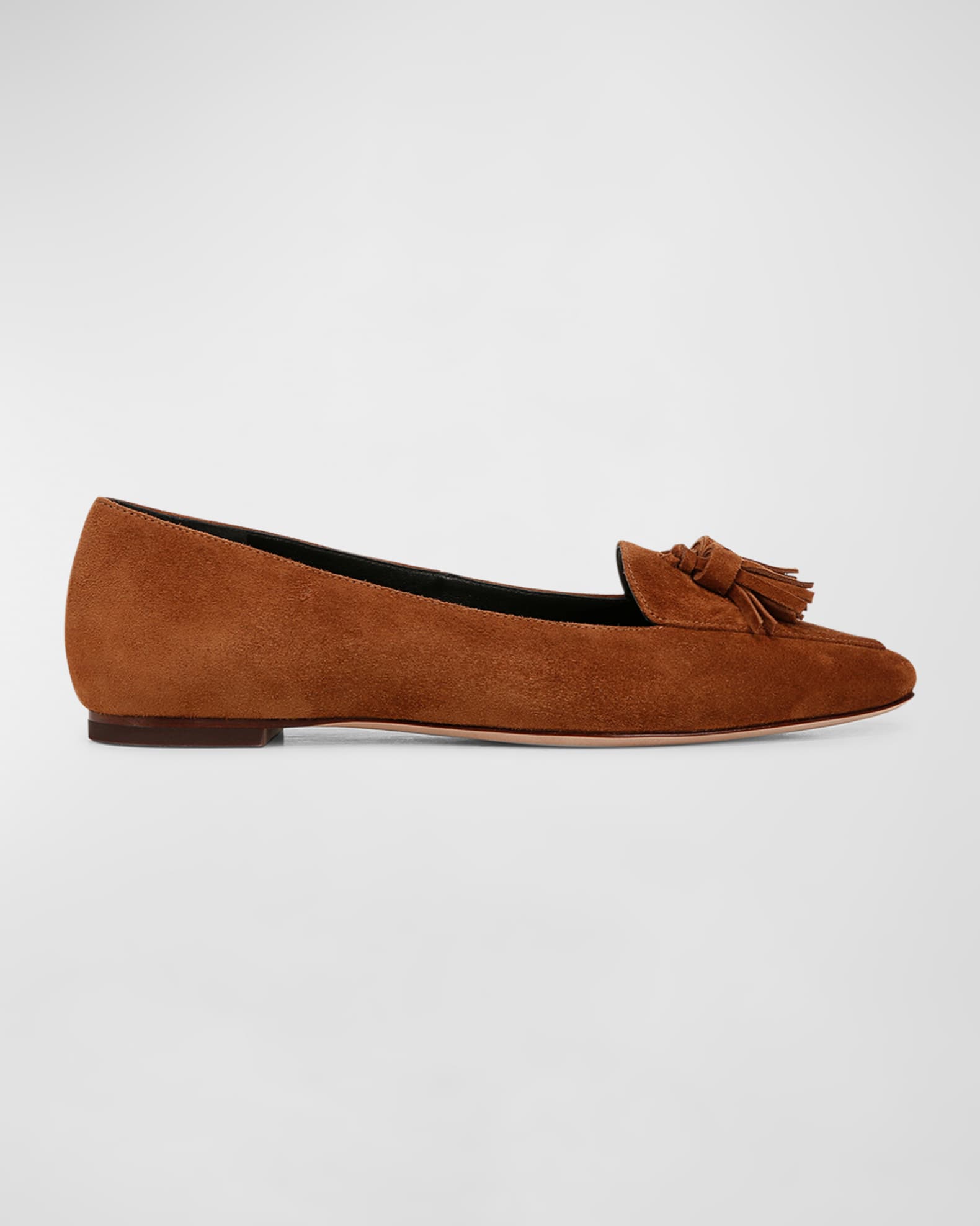 Veronica Beard Cleo Suede Tassel Ballerina Loafers