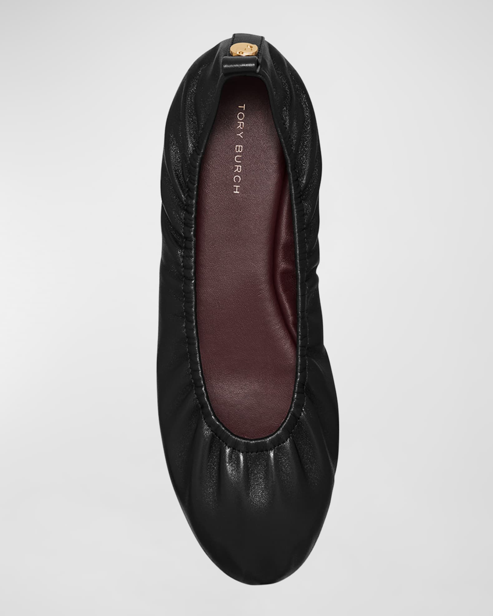 Tory Burch Eddie Soft Lambskin Ballerina Flats Neiman Marcus