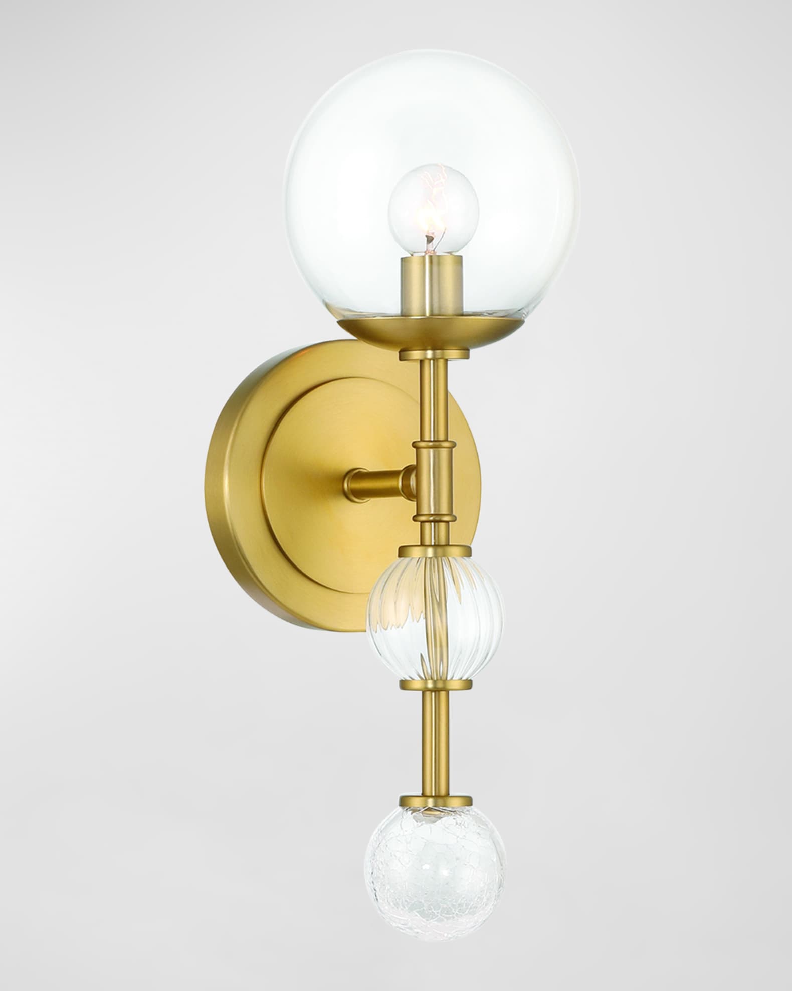 Traiton 1-Light Golden Wall Sconce  1