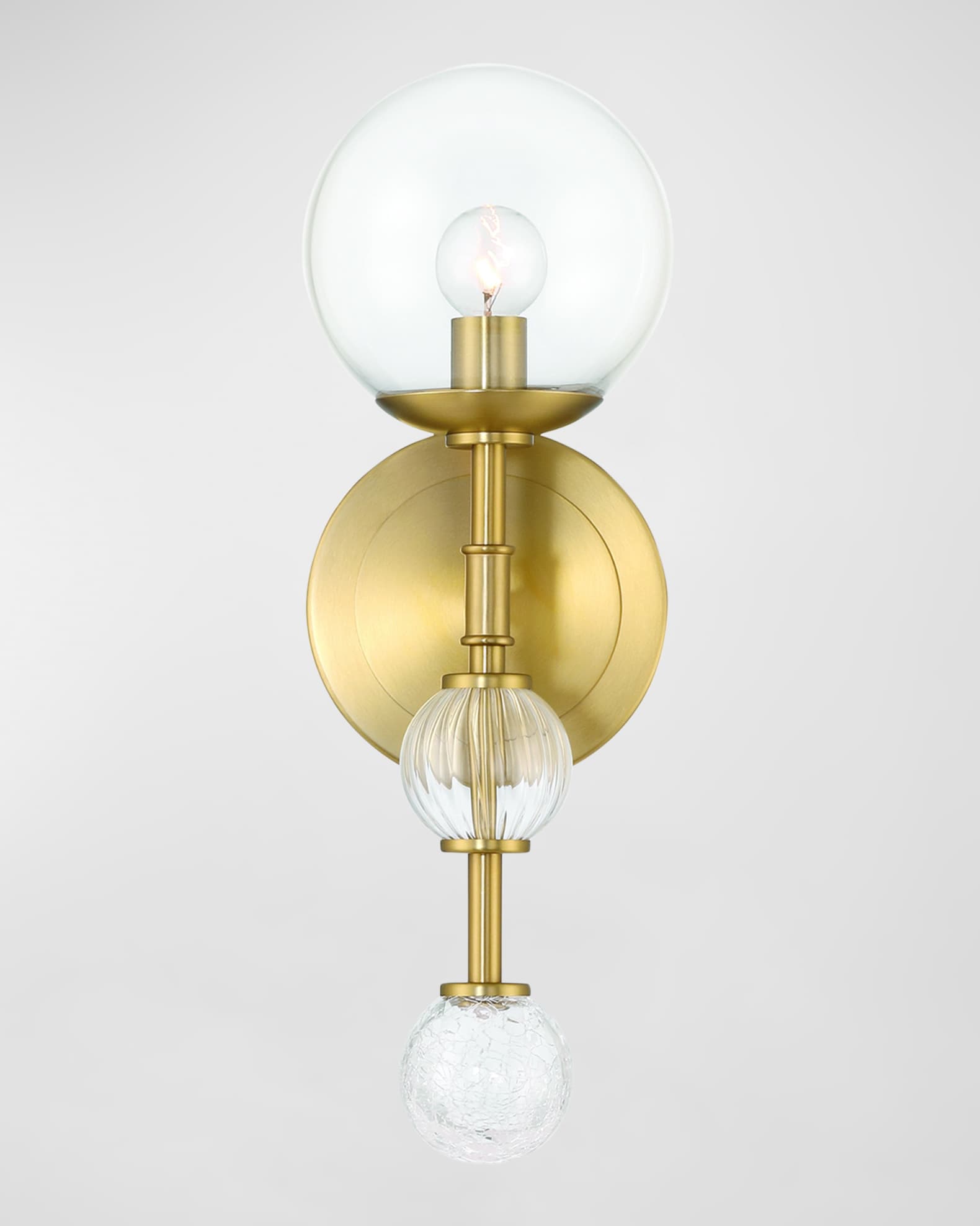 Traiton 1-Light Golden Wall Sconce  0