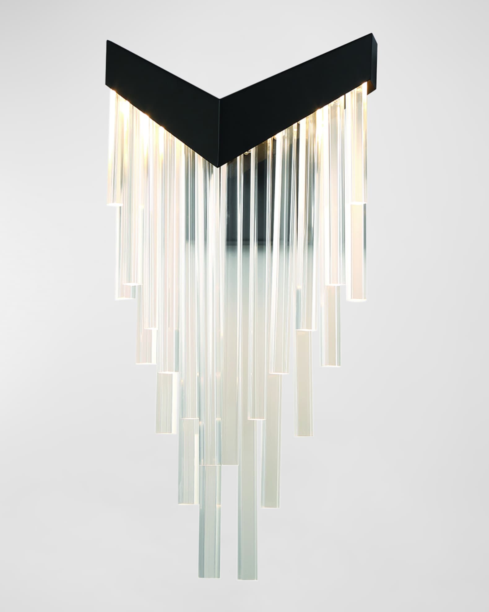 Vivien 1-Light LED Black Sconce  1